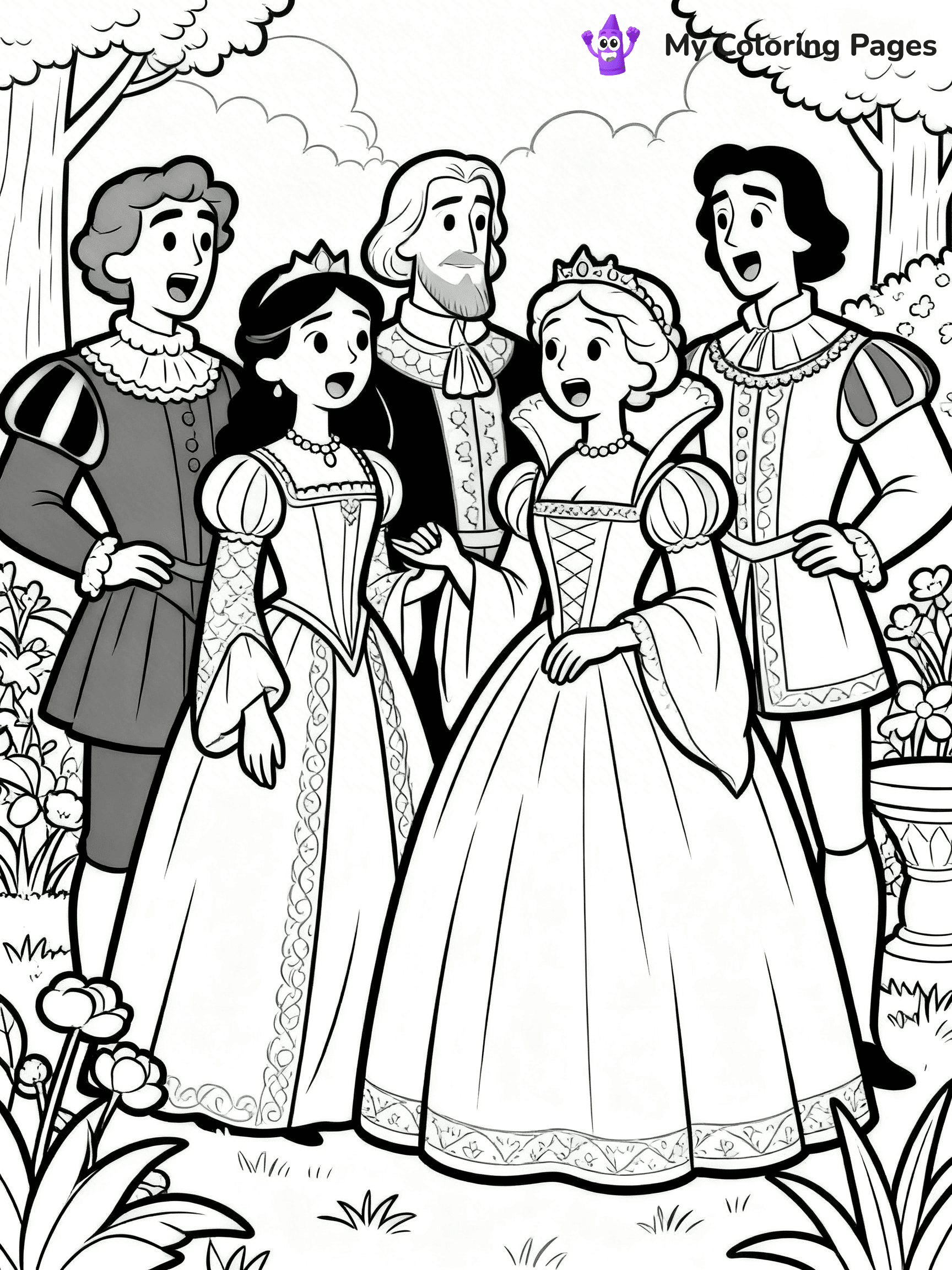 Romeo and Juliet Coloring Pages - 3