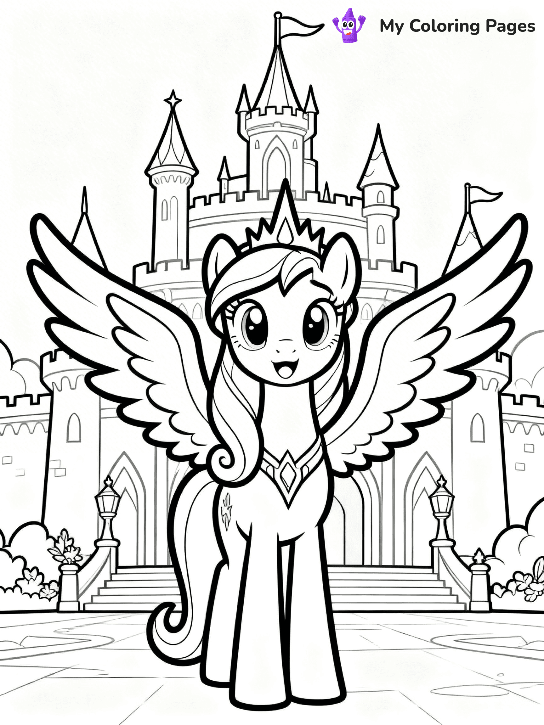 Princess Celestia Coloring Pages - 30