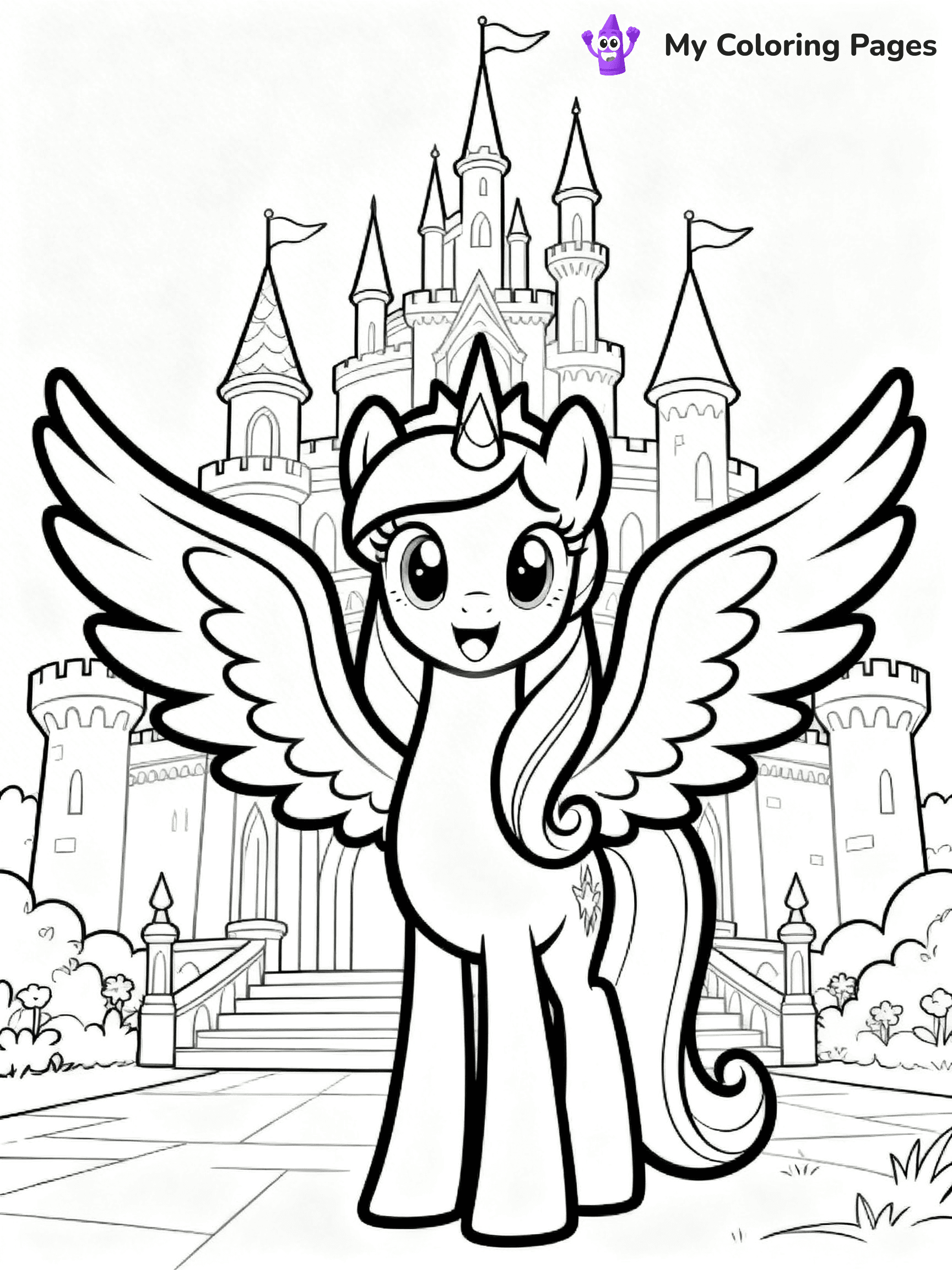 Princess Celestia Coloring Pages - 29