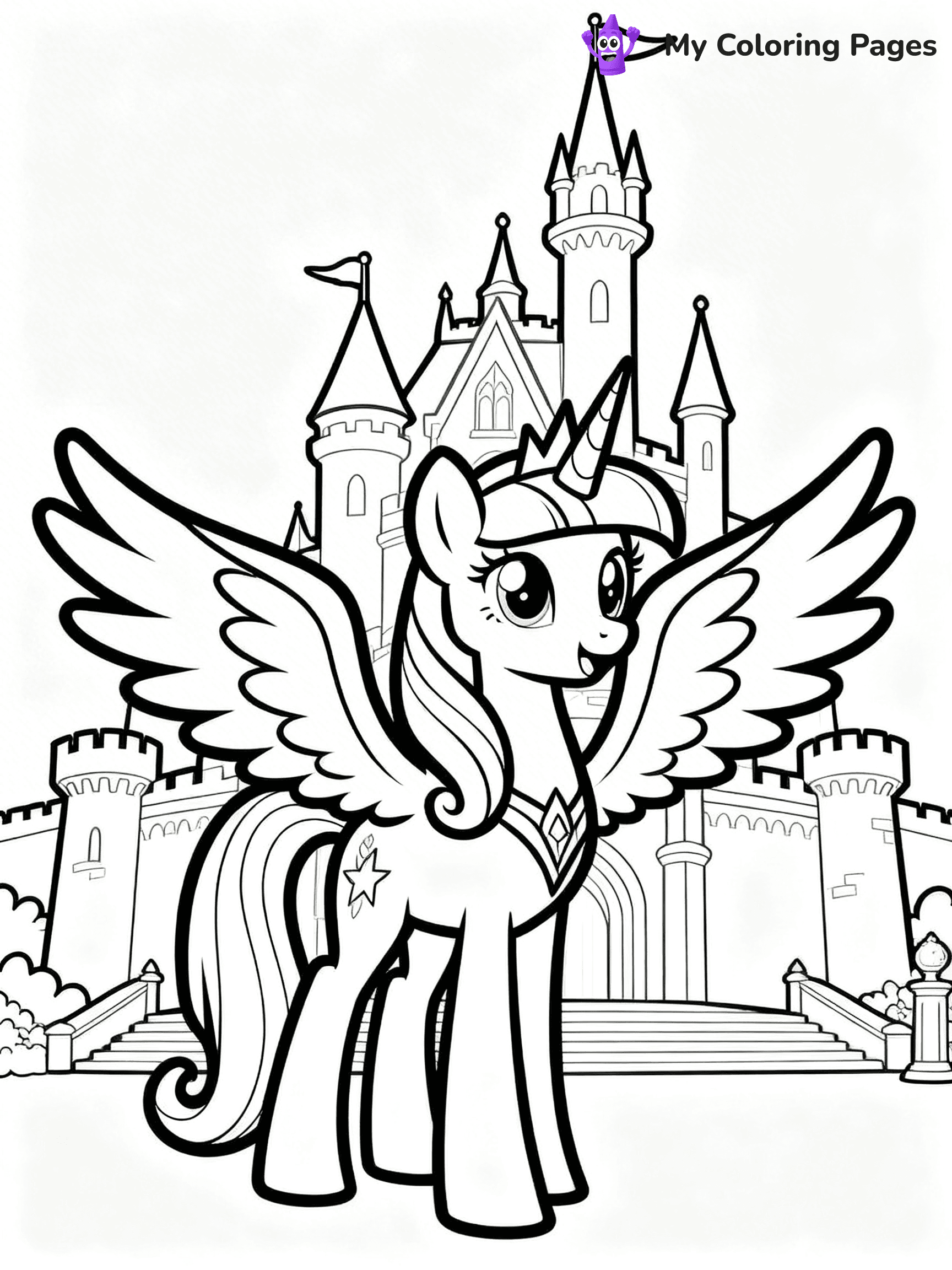 Princess Celestia Coloring Pages - 28