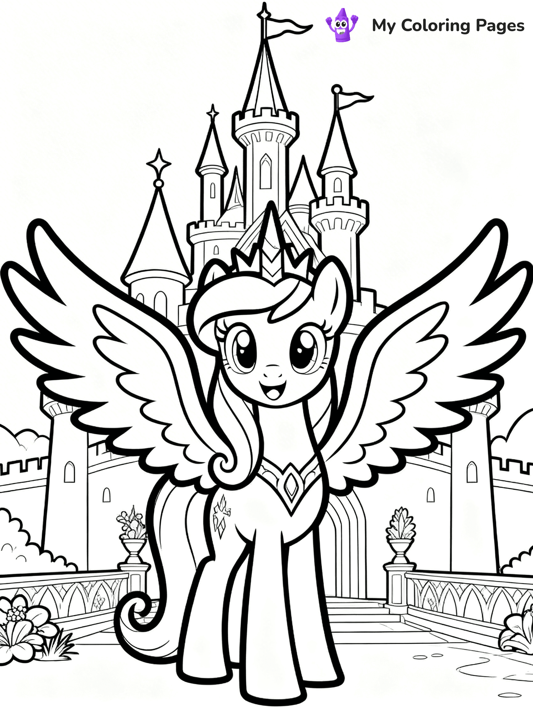 Princess Celestia Coloring Pages - 27
