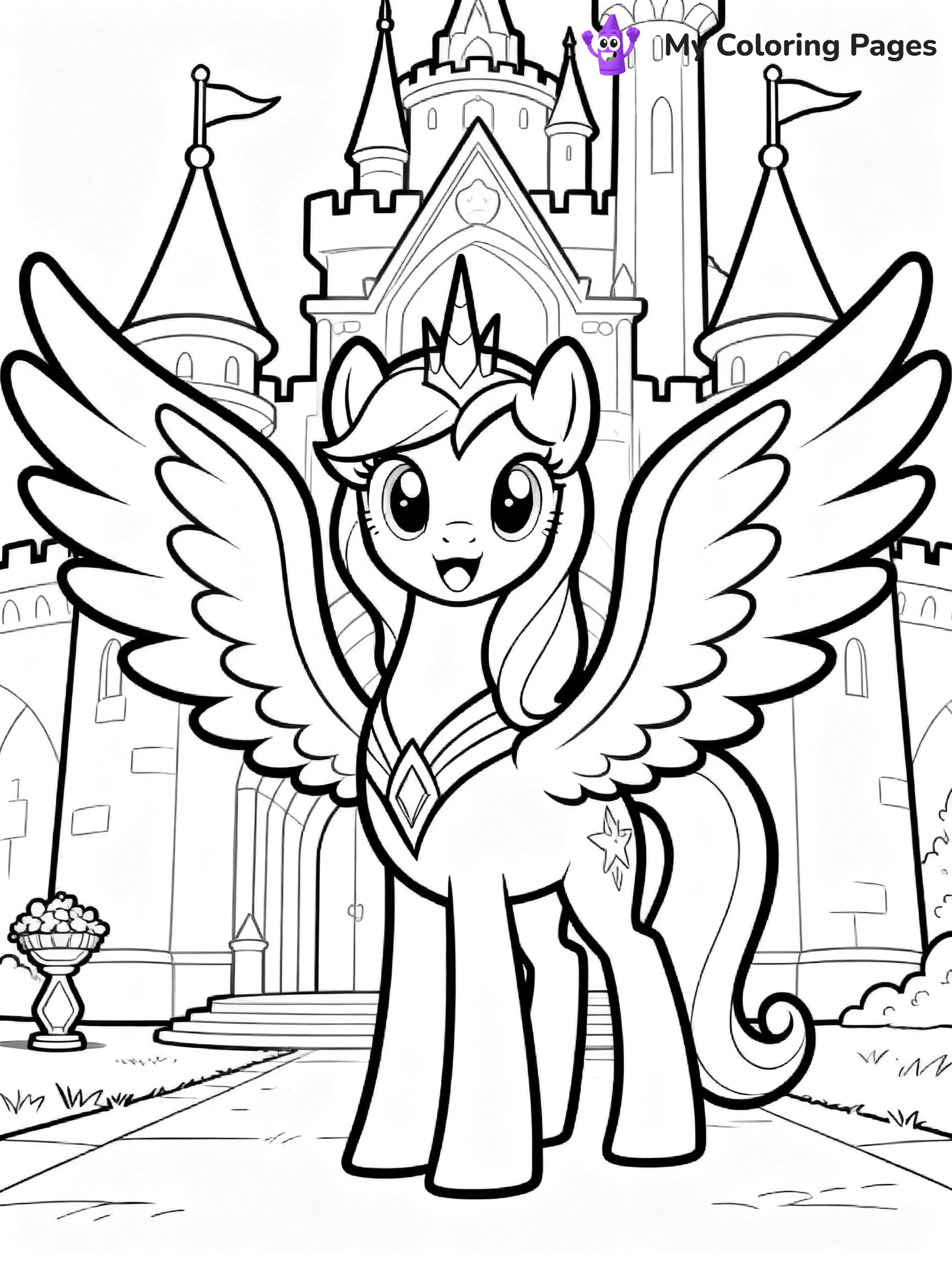 Princess Celestia Coloring Pages - 26