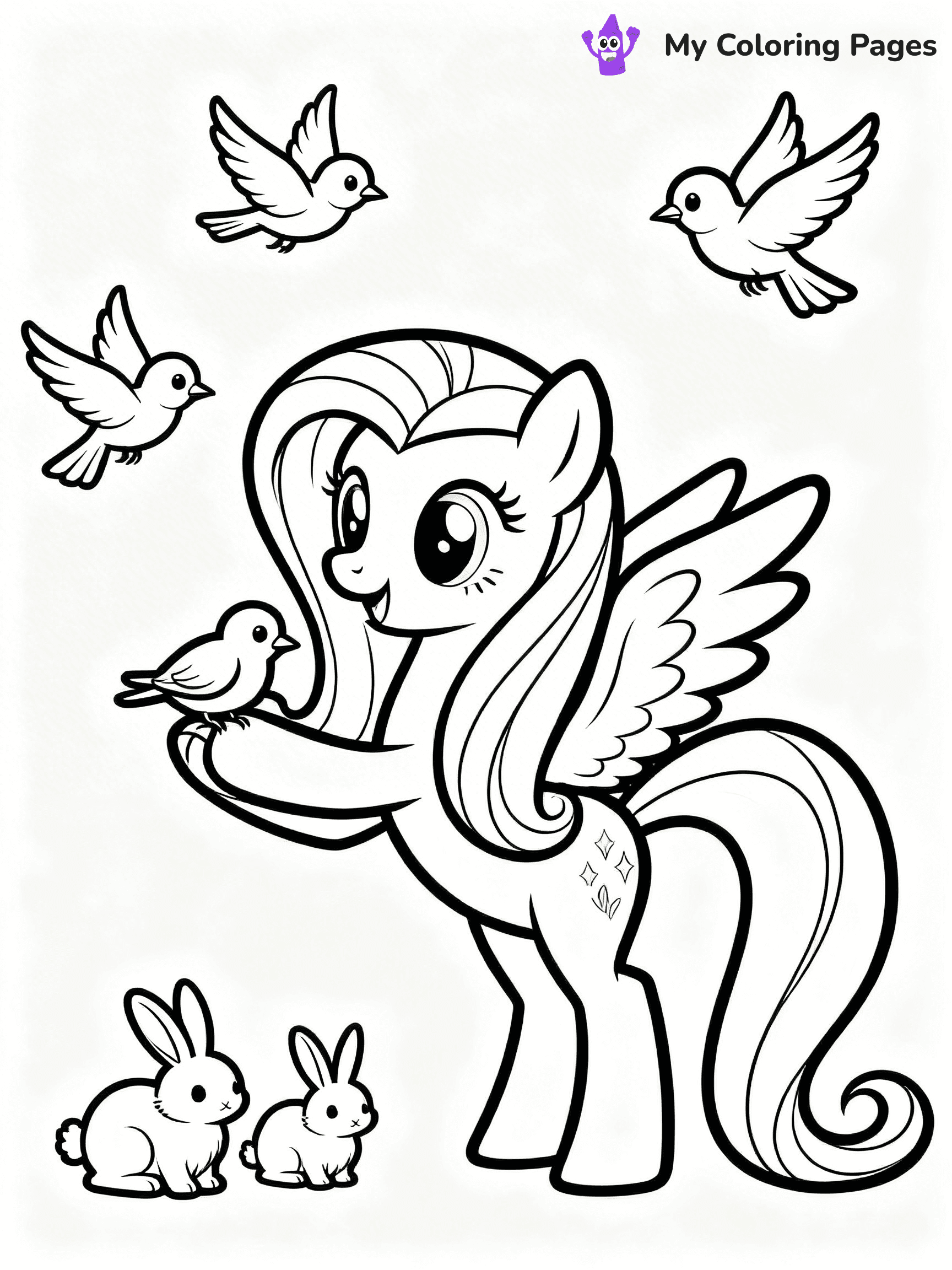 Princess Celestia Coloring Pages - 4