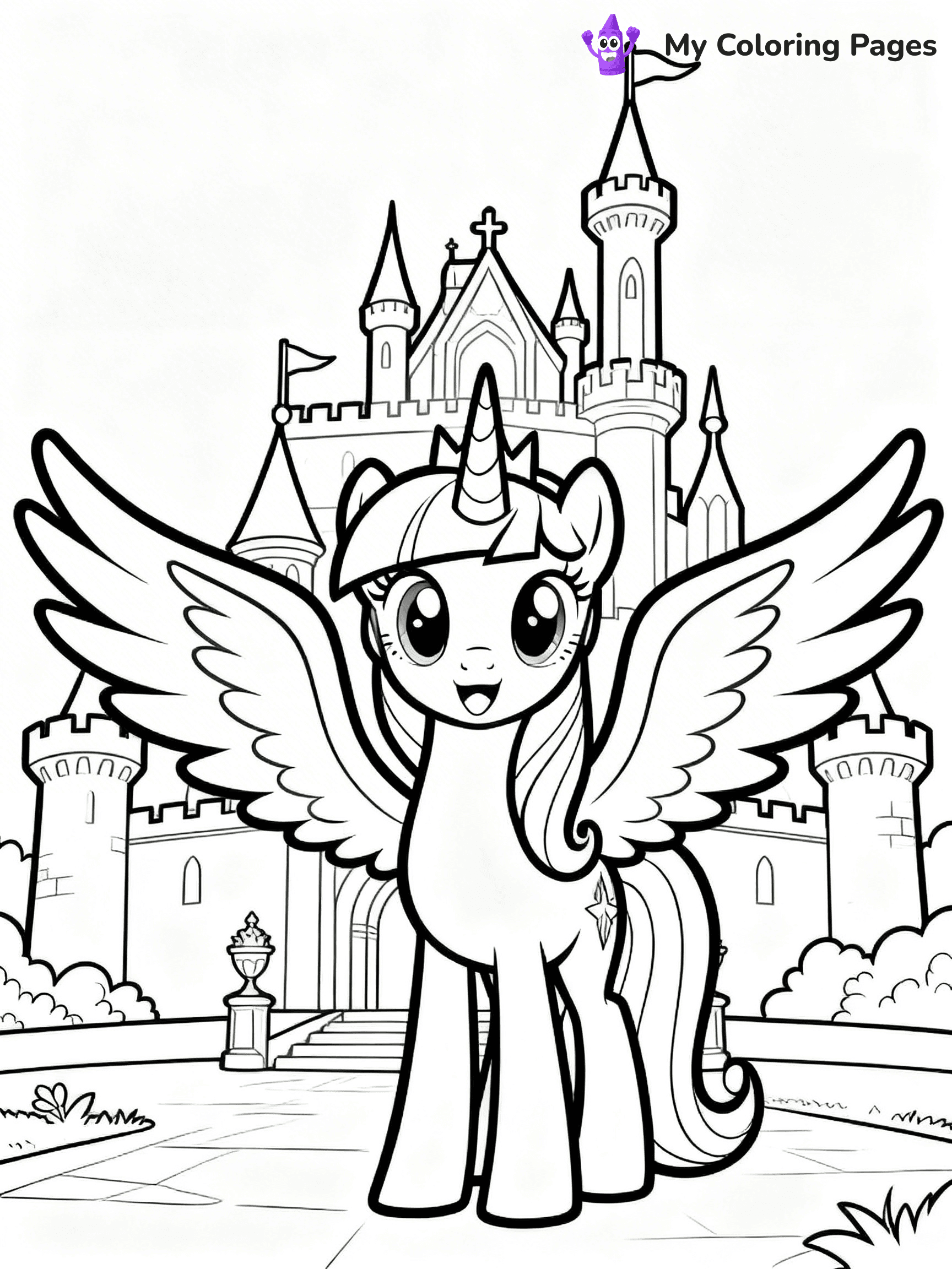 Princess Celestia Coloring Pages - 2