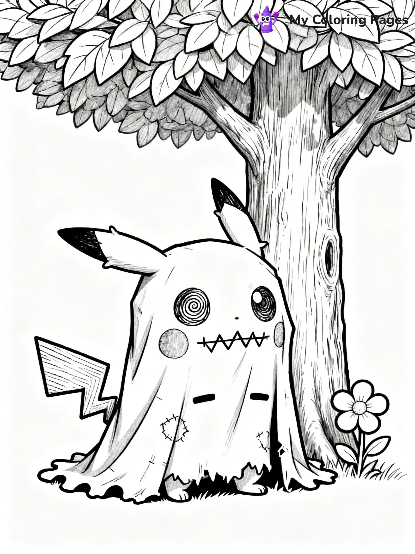 Mimikyu Coloring Pages - 23