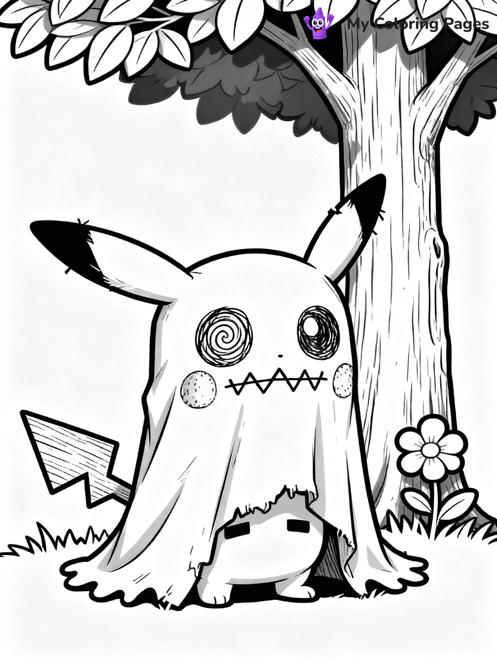 Mimikyu Coloring Pages - 22