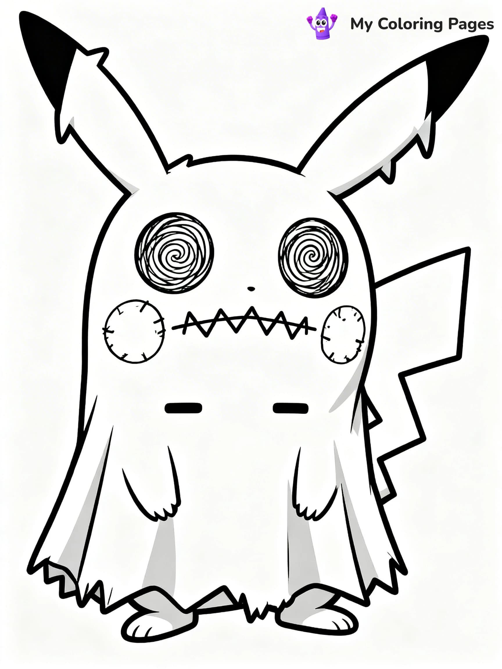Mimikyu Coloring Pages - 21