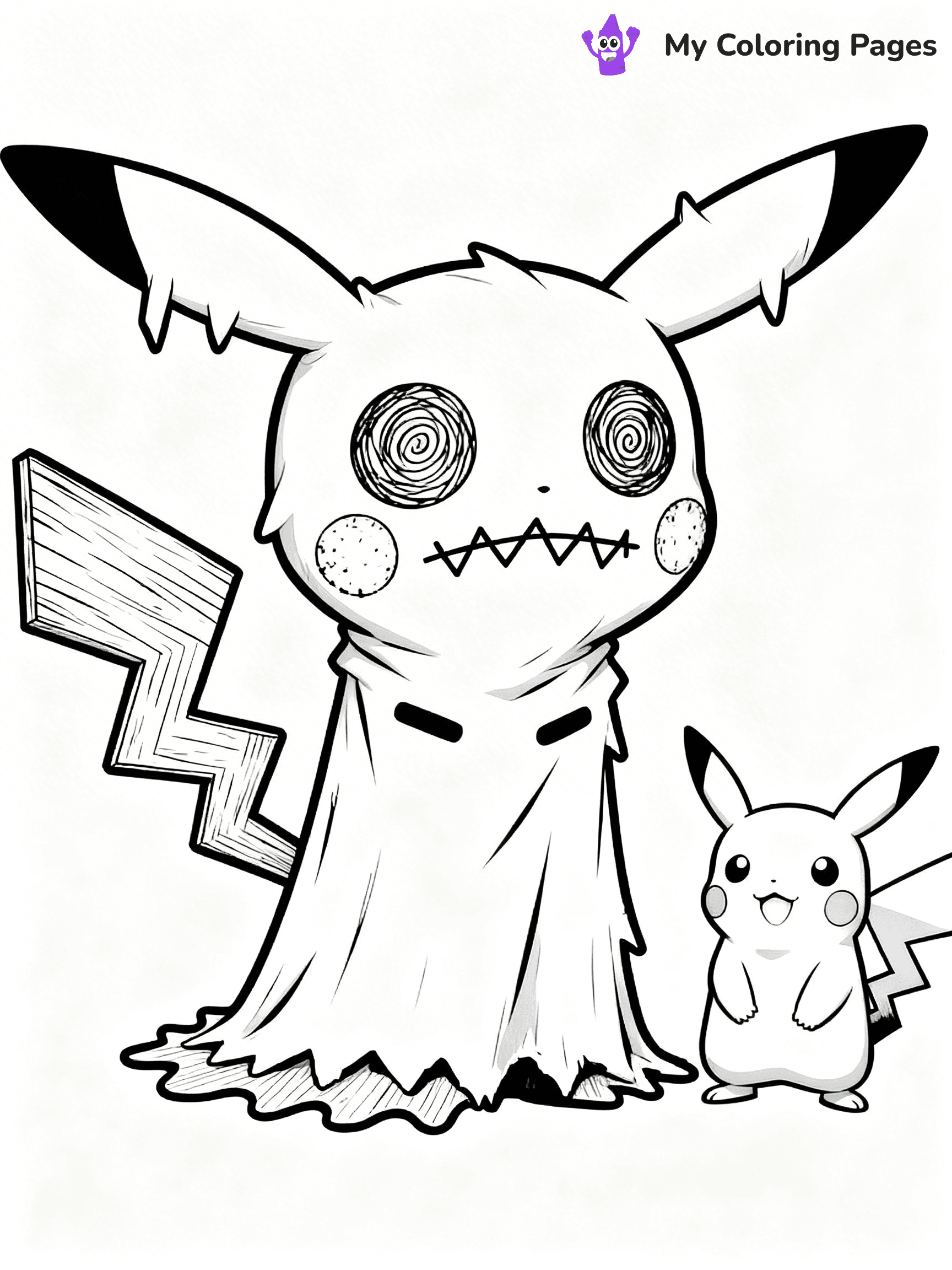 Mimikyu Coloring Pages - 20