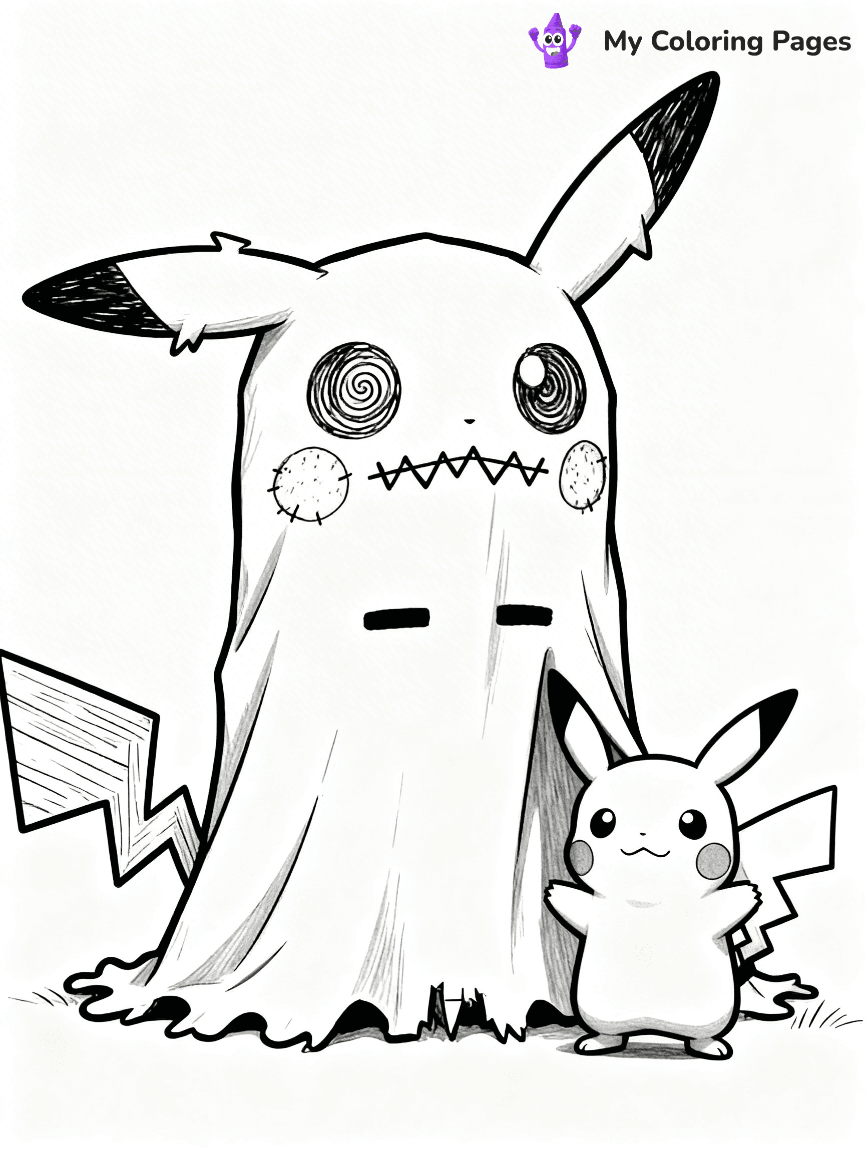 Mimikyu Coloring Pages - 17