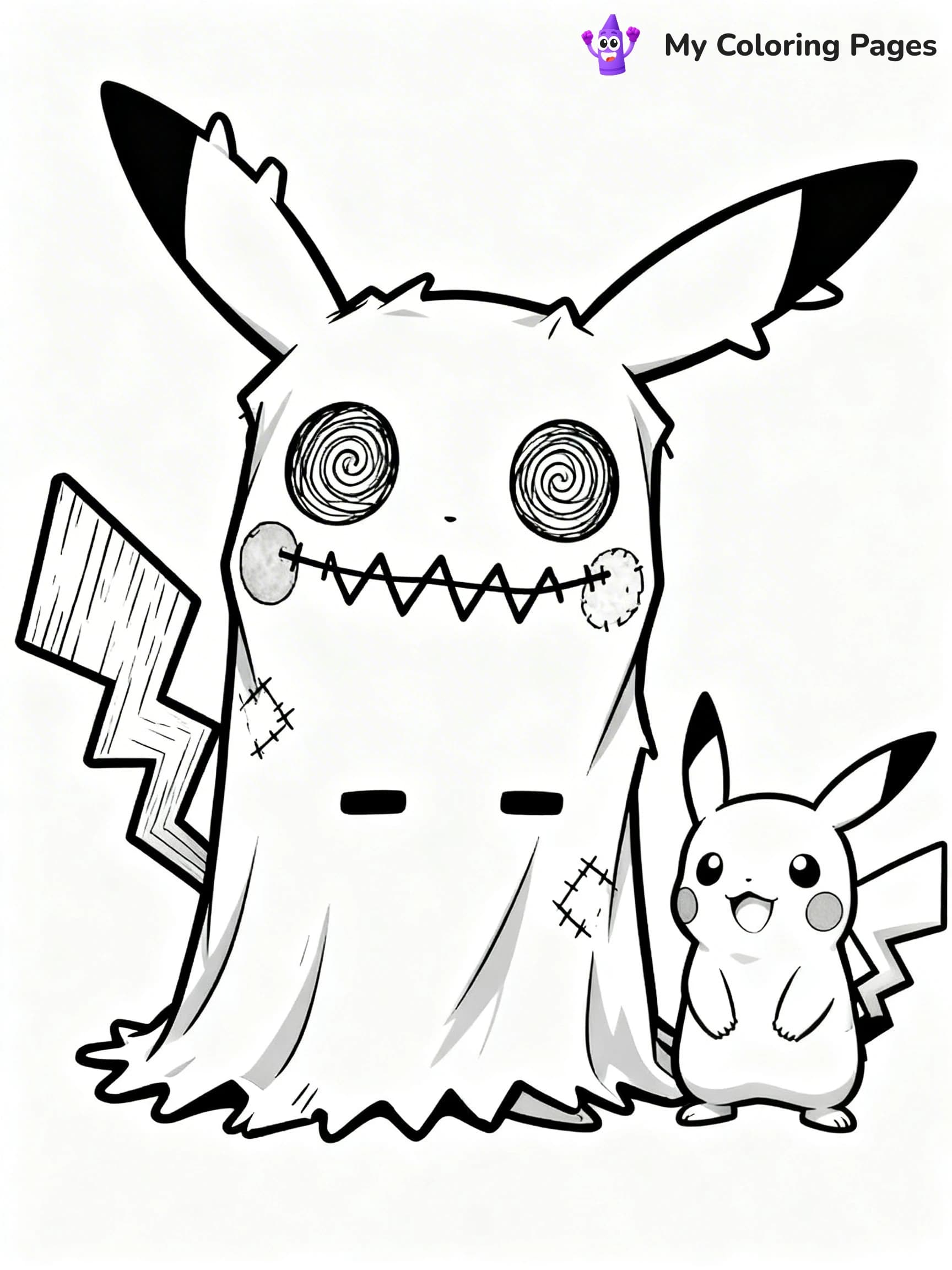 Mimikyu Coloring Pages - 16