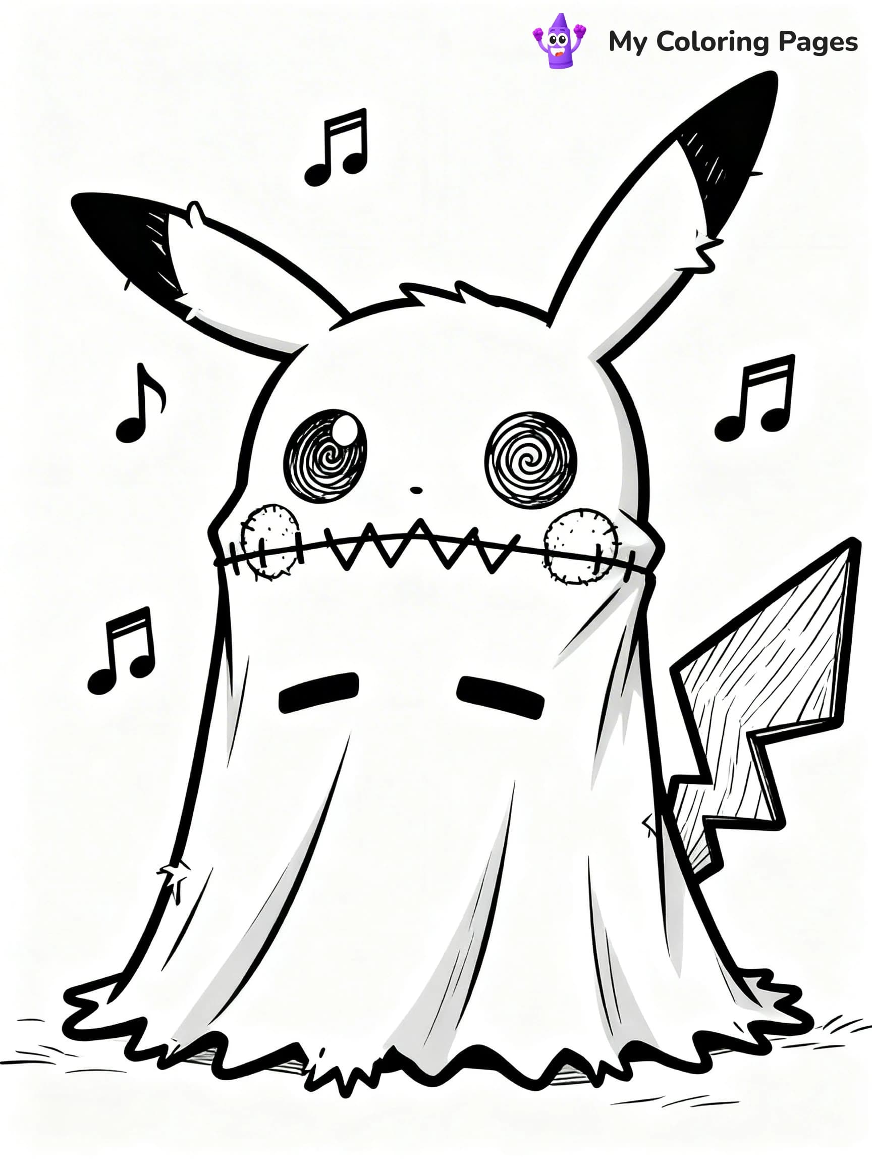 Mimikyu Coloring Pages - 14