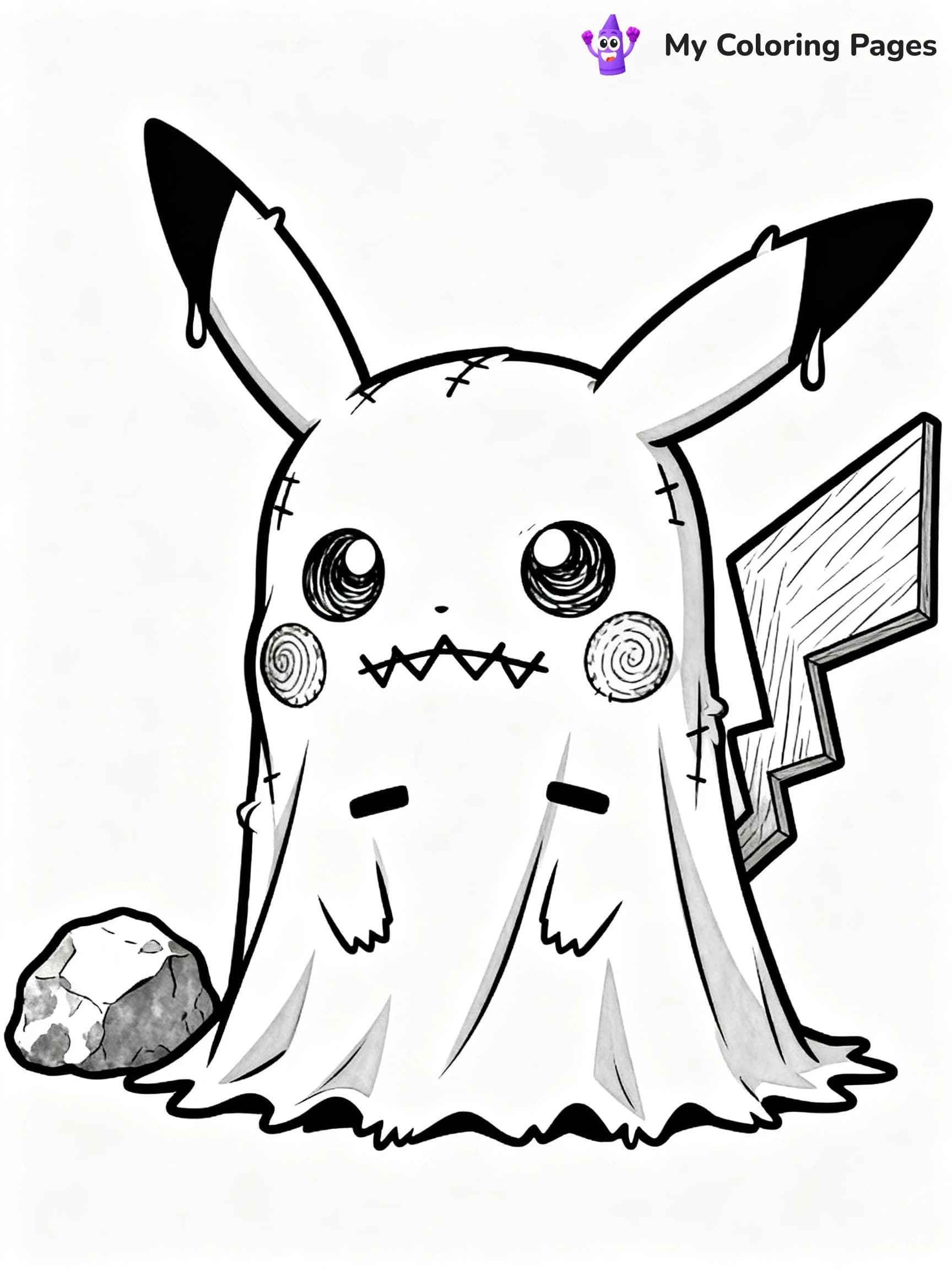 Mimikyu Coloring Pages - 10