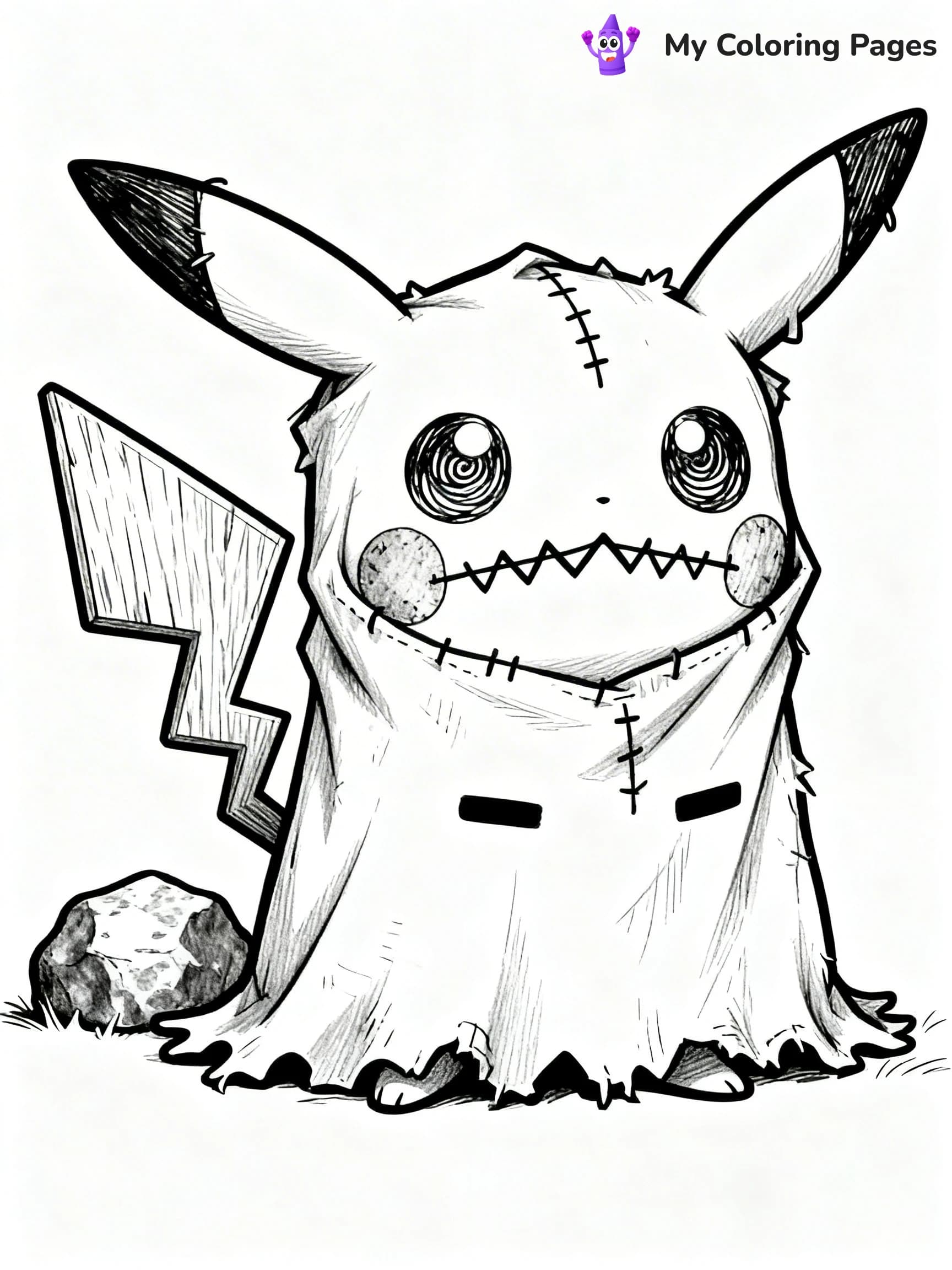 Mimikyu Coloring Pages - 9