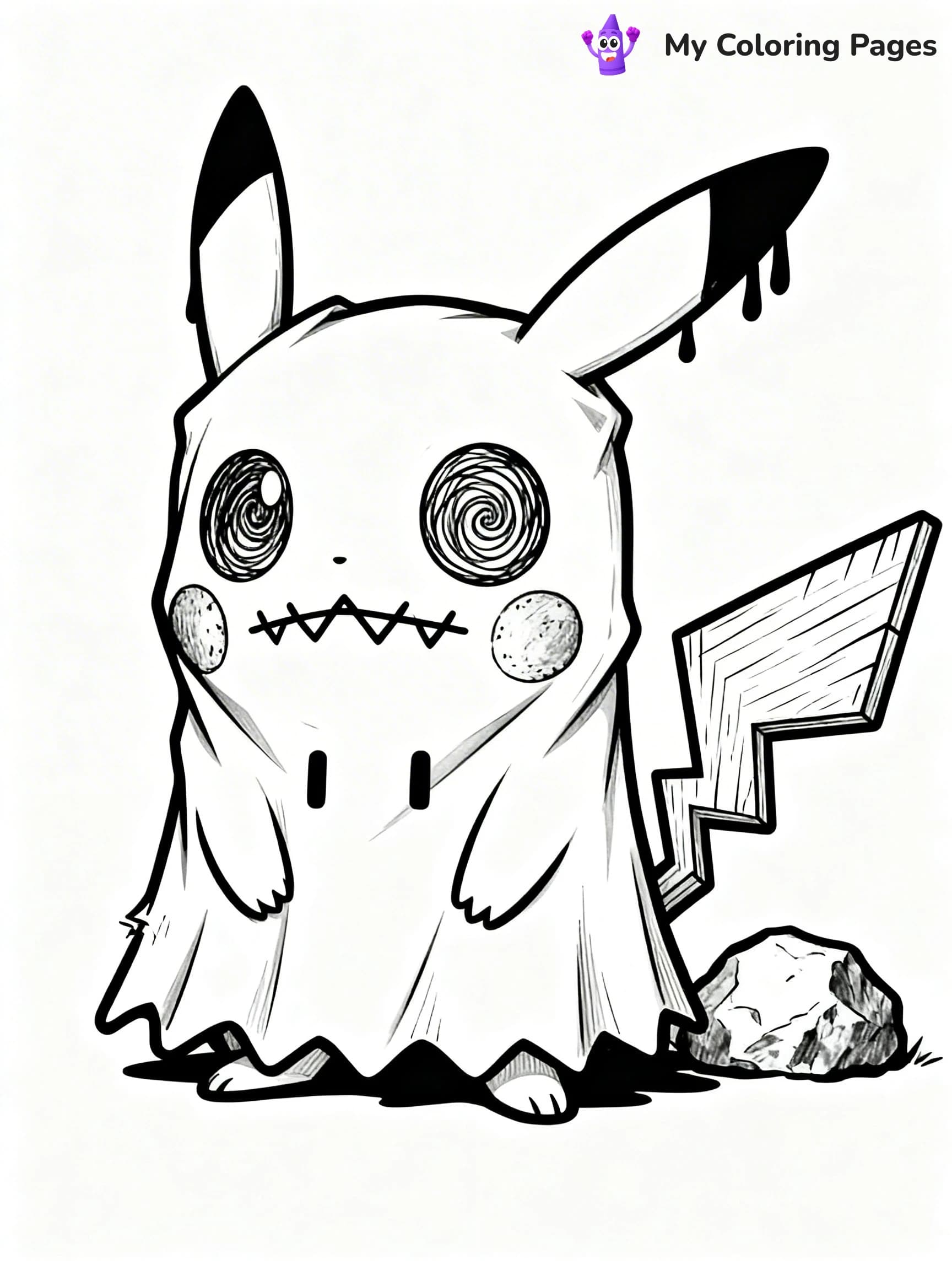Mimikyu Coloring Pages - 7