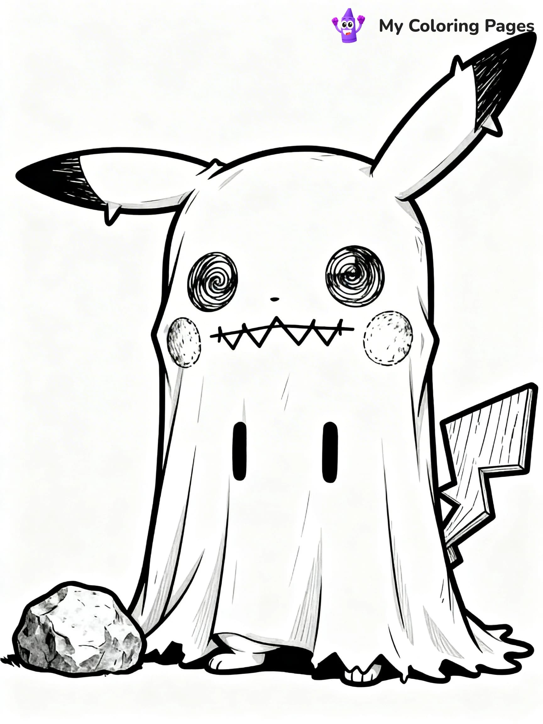 Mimikyu Coloring Pages - 6