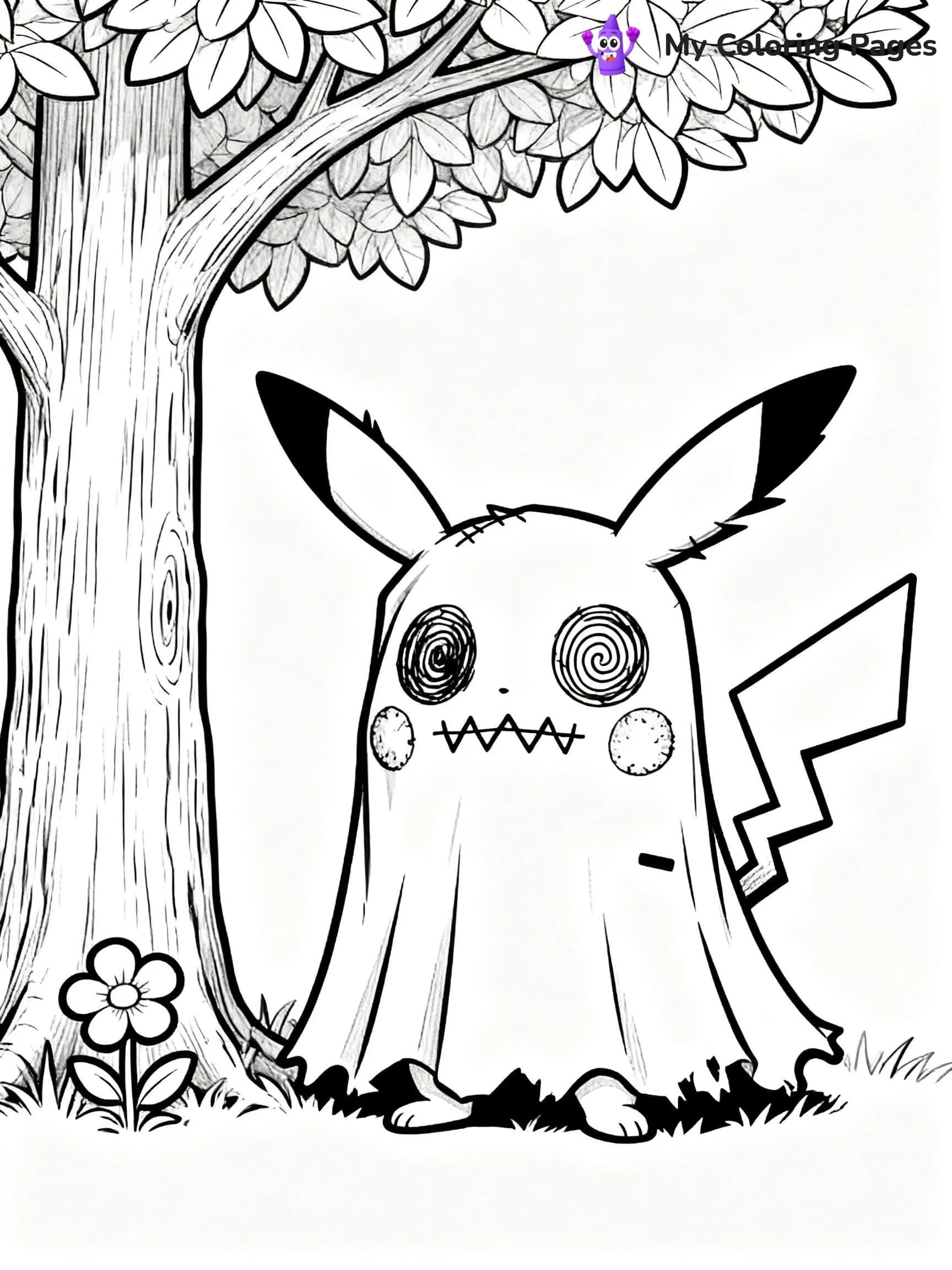 Mimikyu Coloring Pages - 4