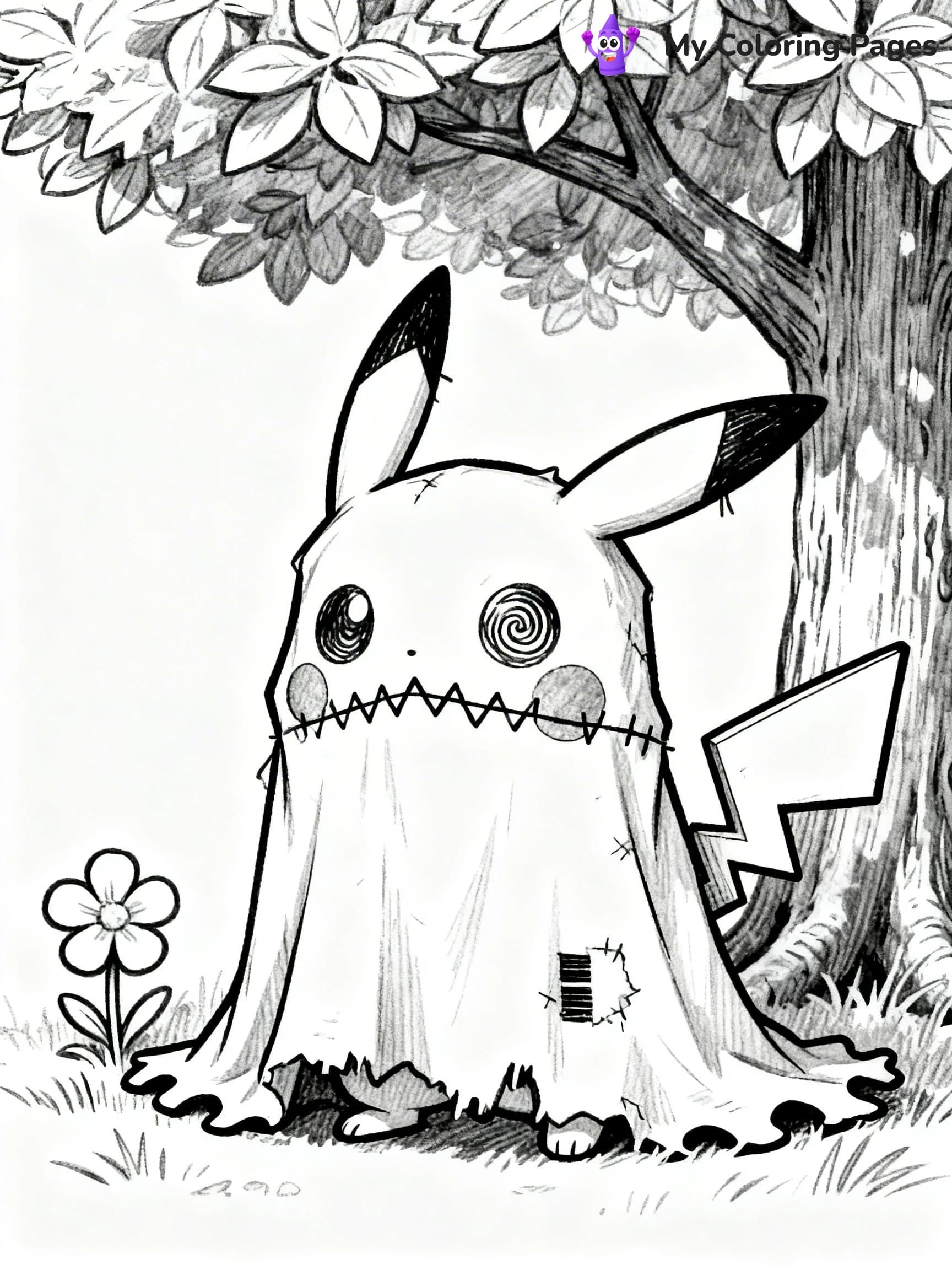 Mimikyu Coloring Pages - 3