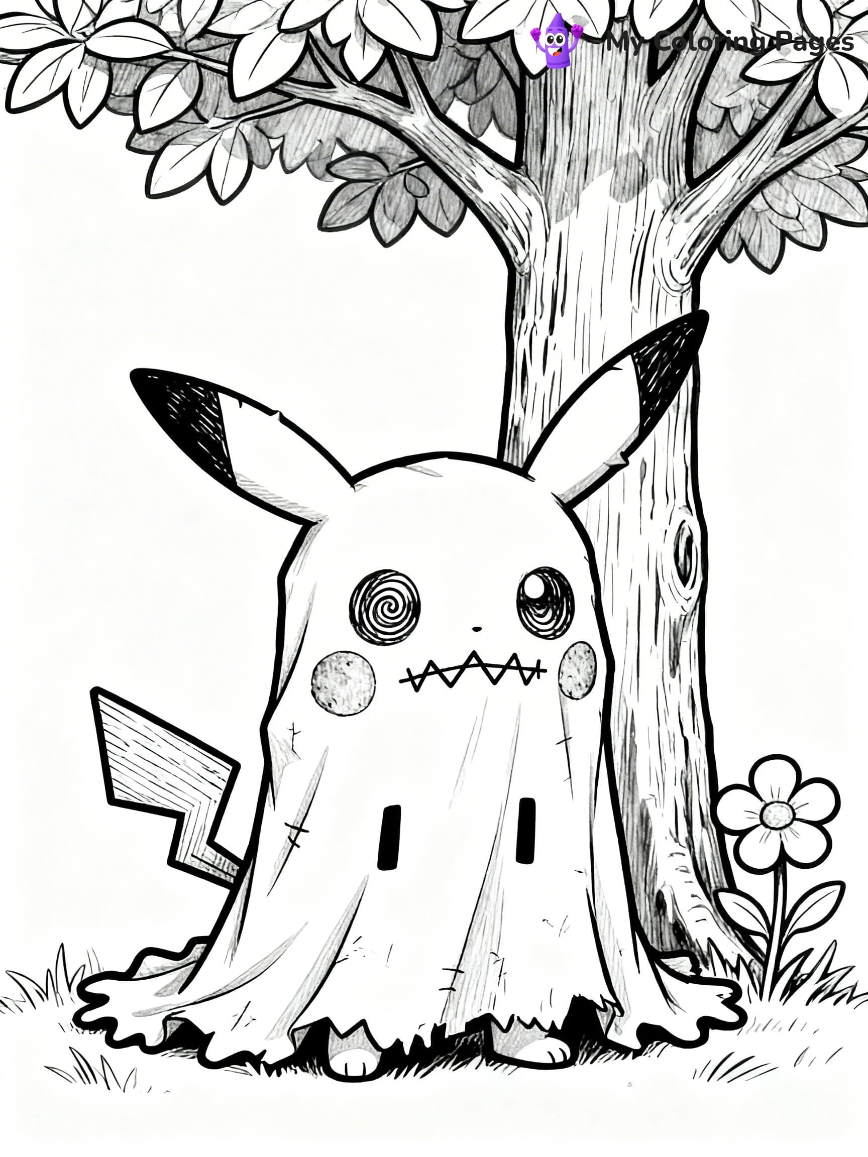 Mimikyu Coloring Pages - 2
