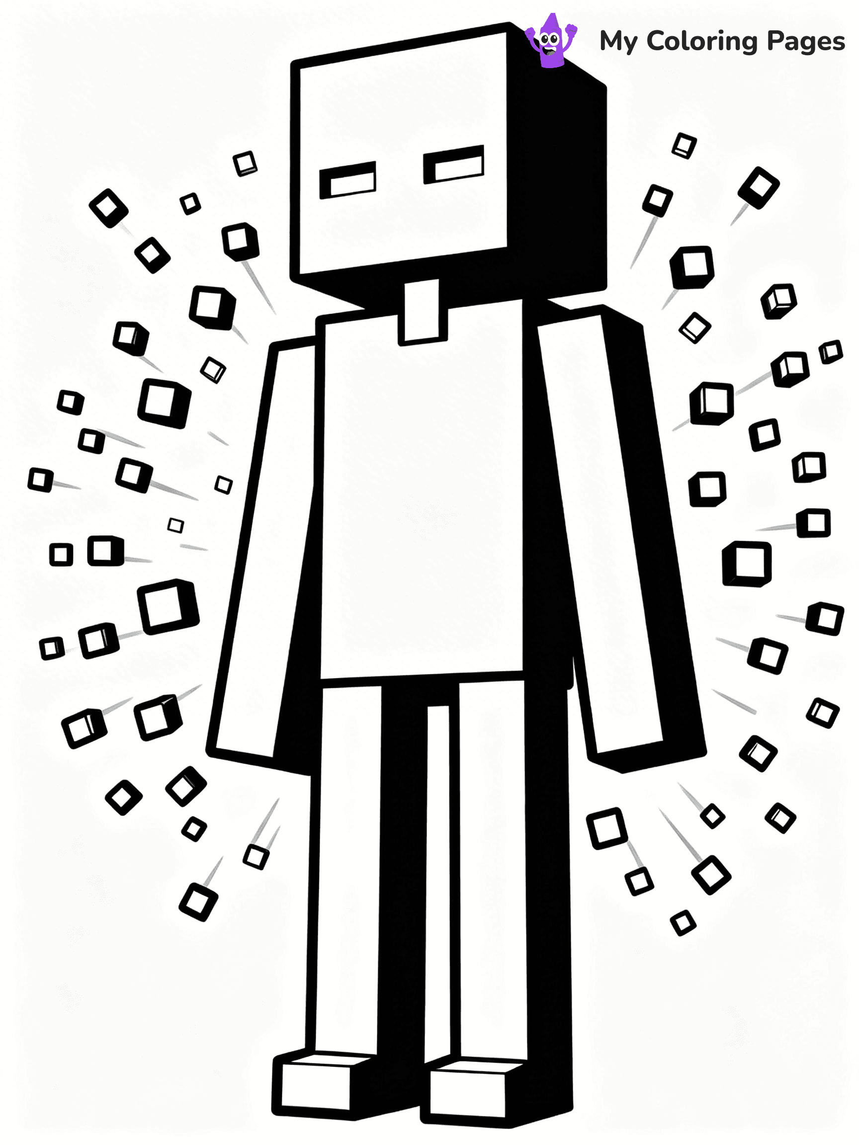 Minecraft Alex Coloring Pages - 23