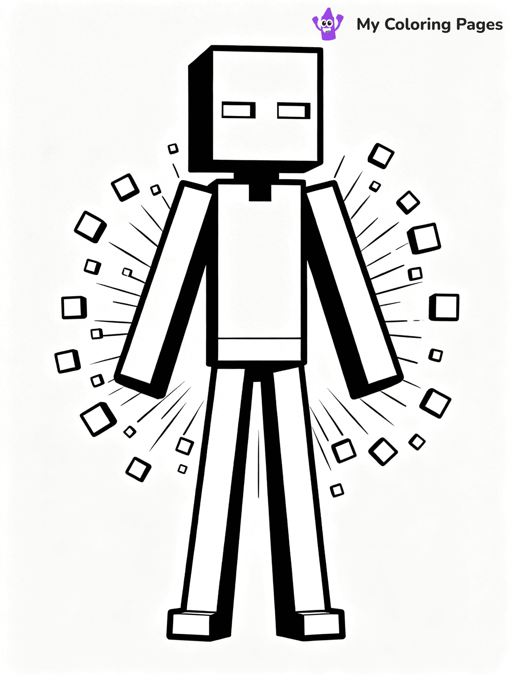 Minecraft Alex Coloring Pages - 22