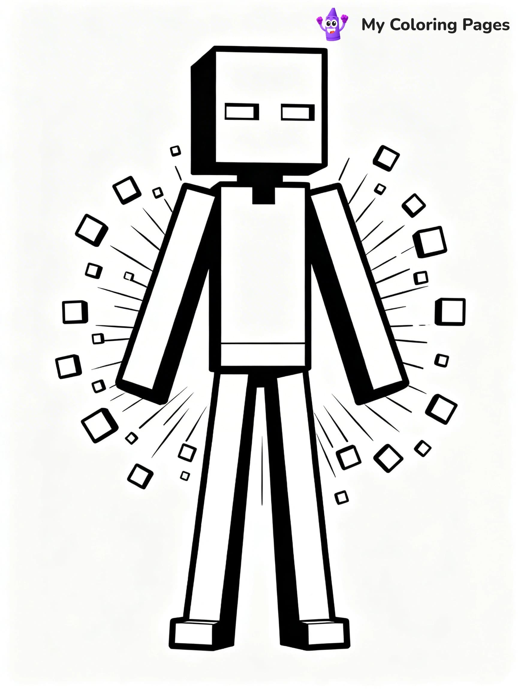 Minecraft Alex Coloring Pages - 22