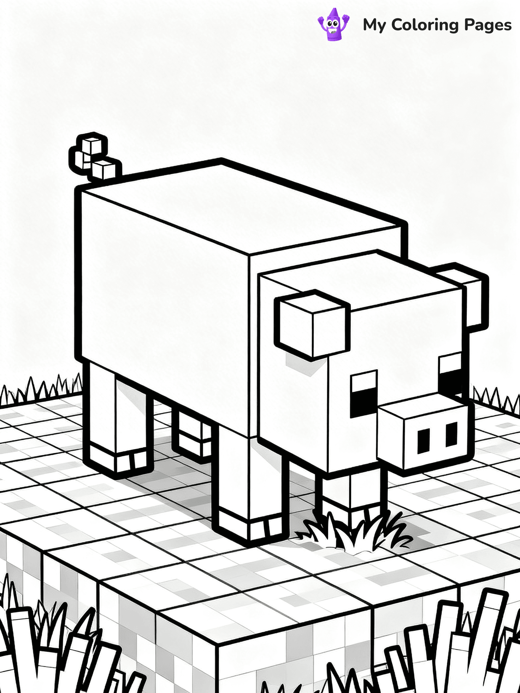 Minecraft Alex Coloring Pages - 20
