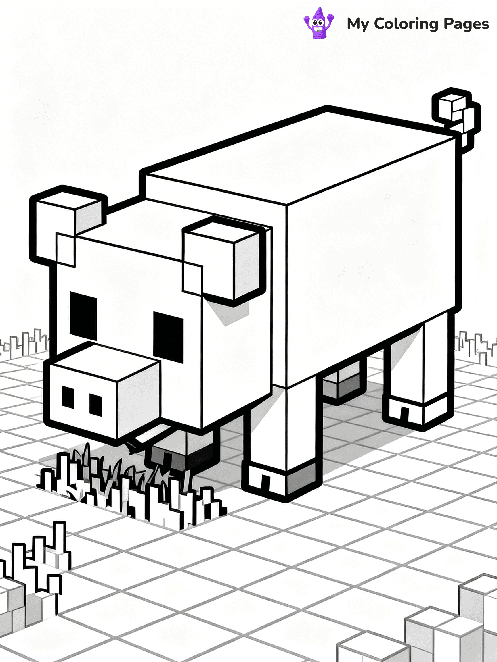 Minecraft Alex Coloring Pages - 18