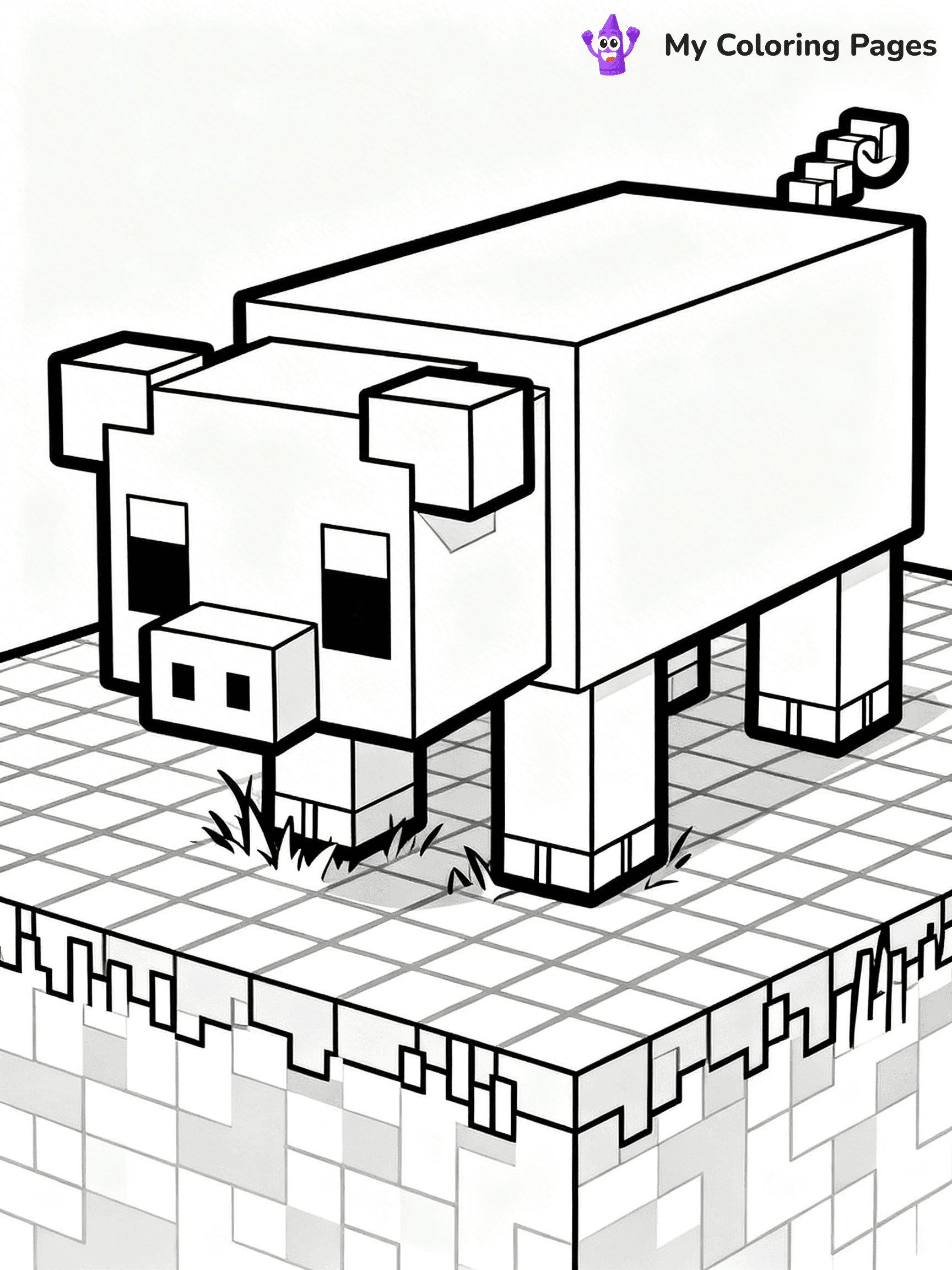 Minecraft Alex Coloring Pages - 16