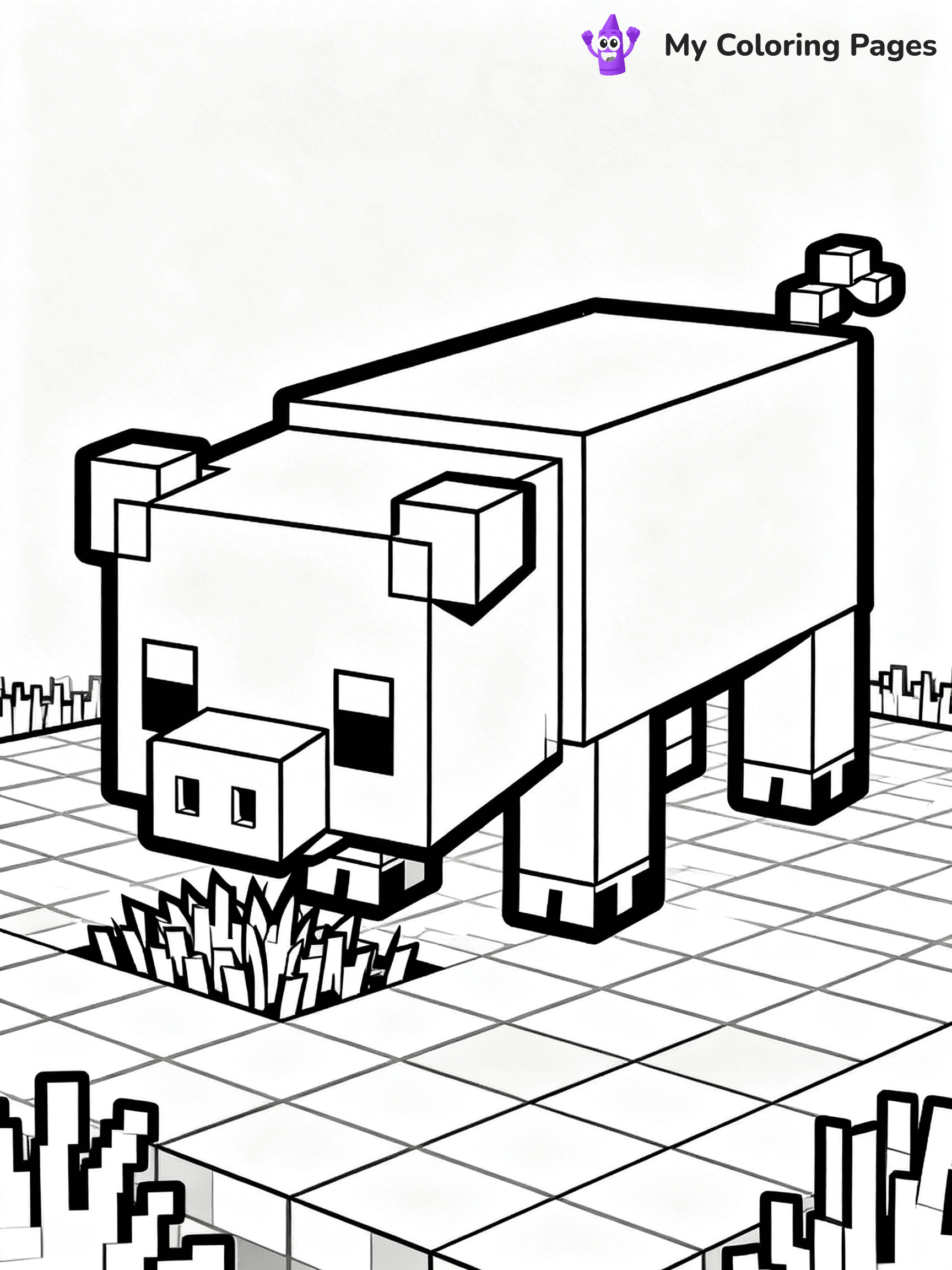 Minecraft Alex Coloring Pages - 15