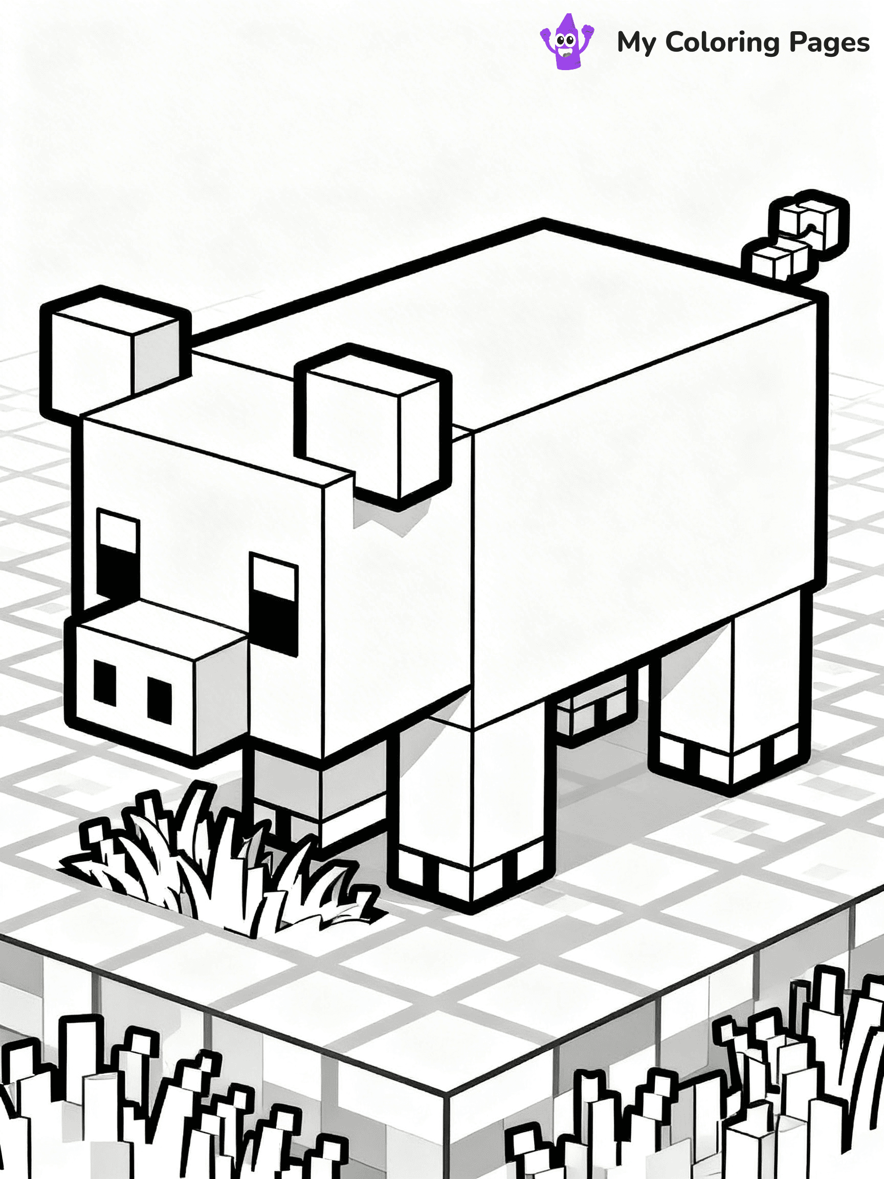 Minecraft Alex Coloring Pages - 14