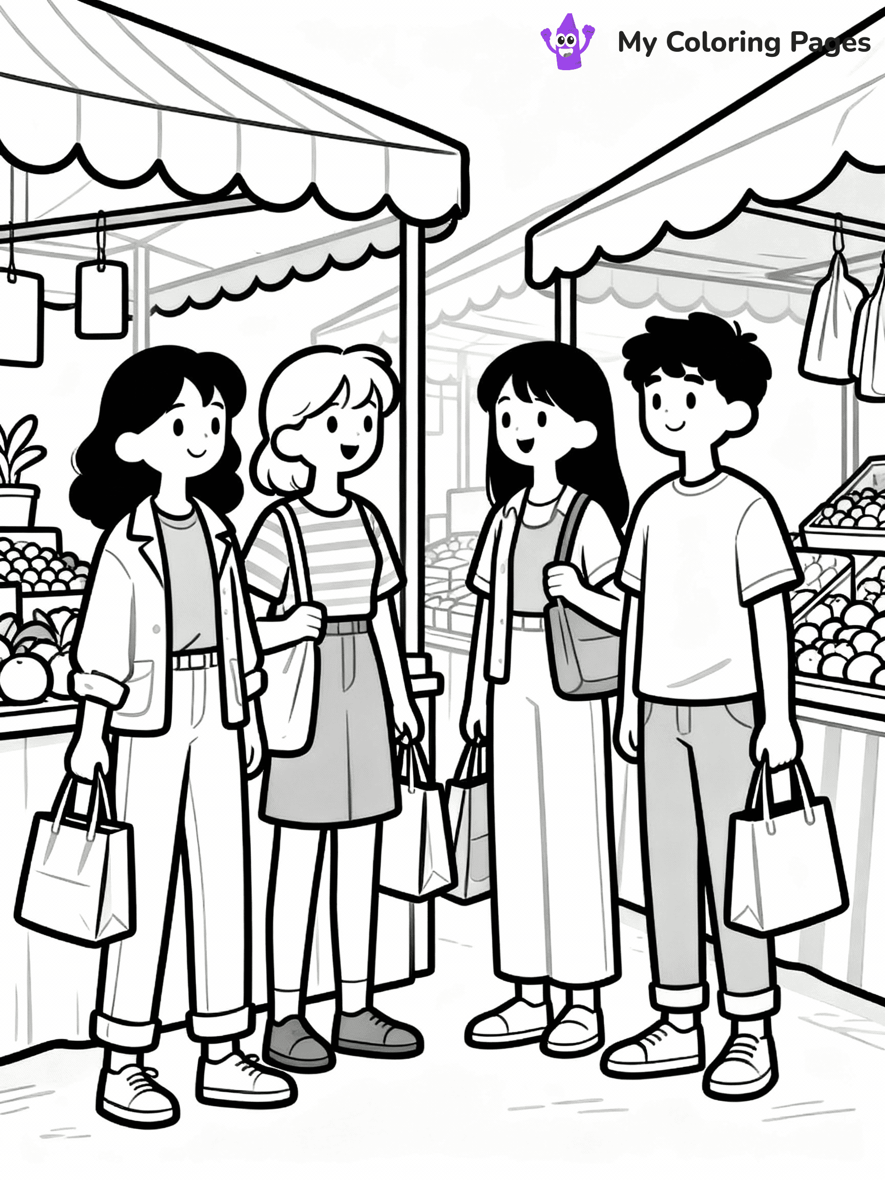 People Coloring Pages - 12