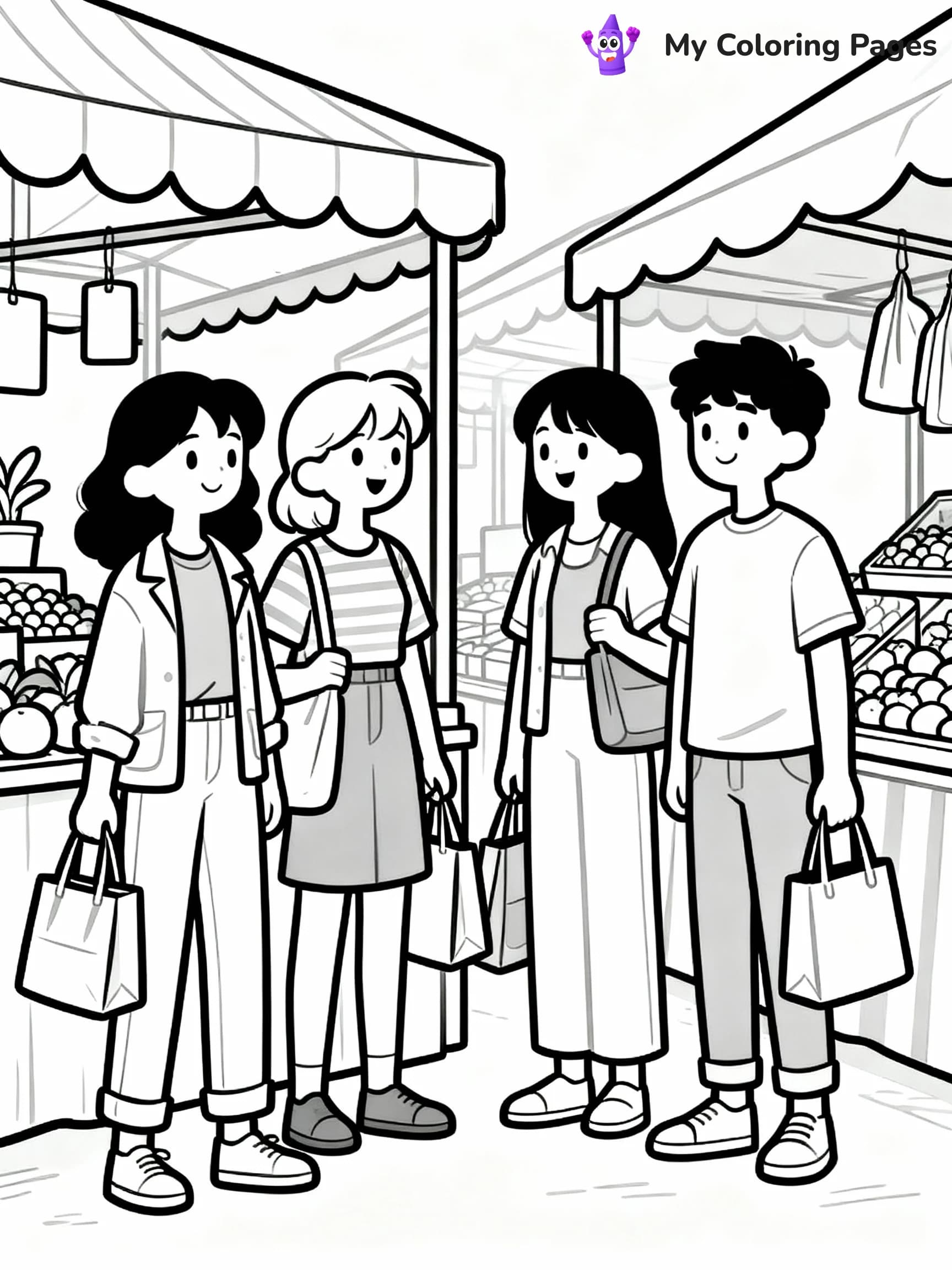 People Coloring Pages - 12