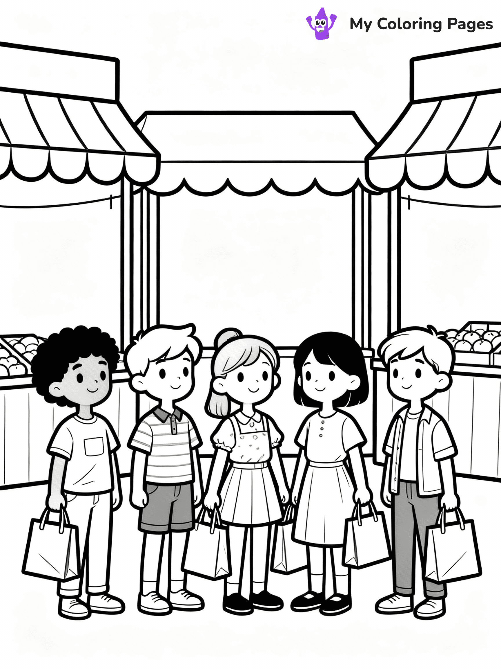 People Coloring Pages - 11