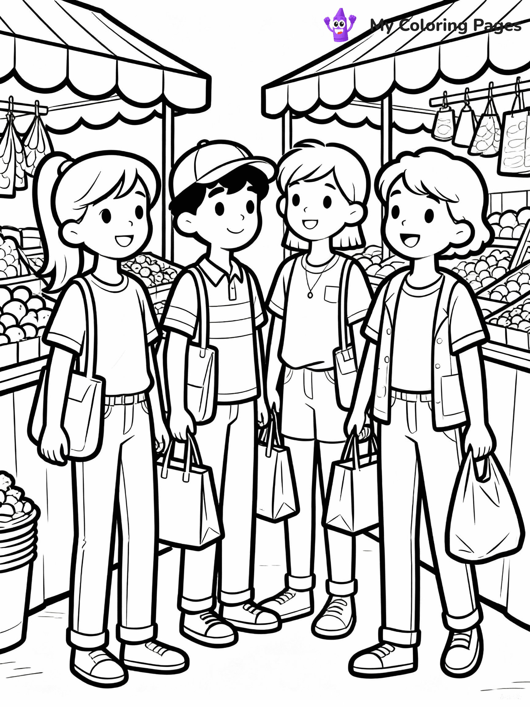 People Coloring Pages - 10