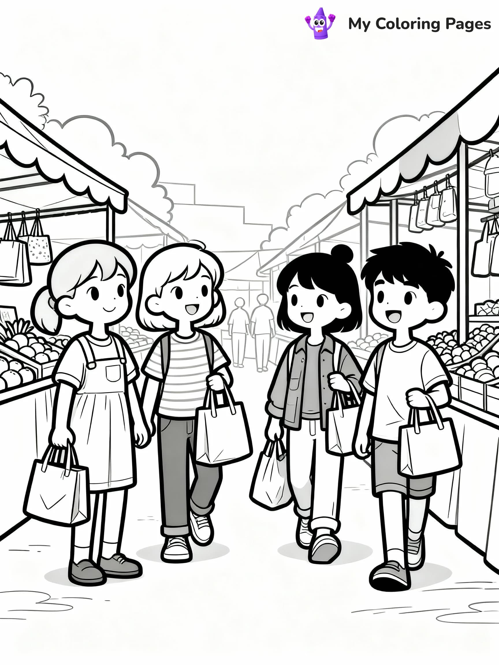 People Coloring Pages - 8