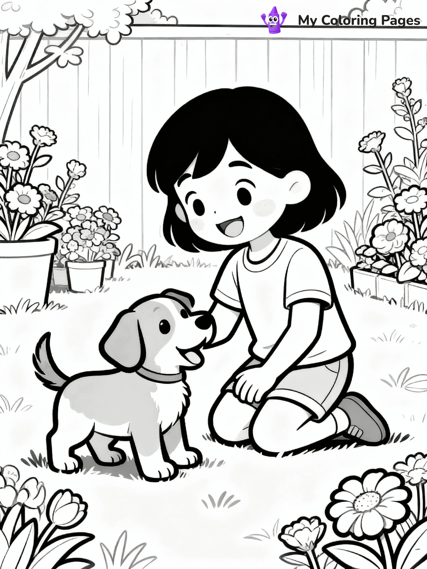 People Coloring Pages - 1