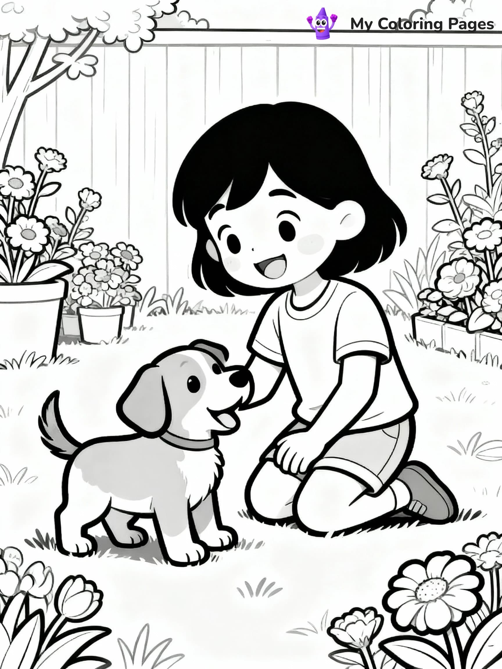 People Coloring Pages - 1