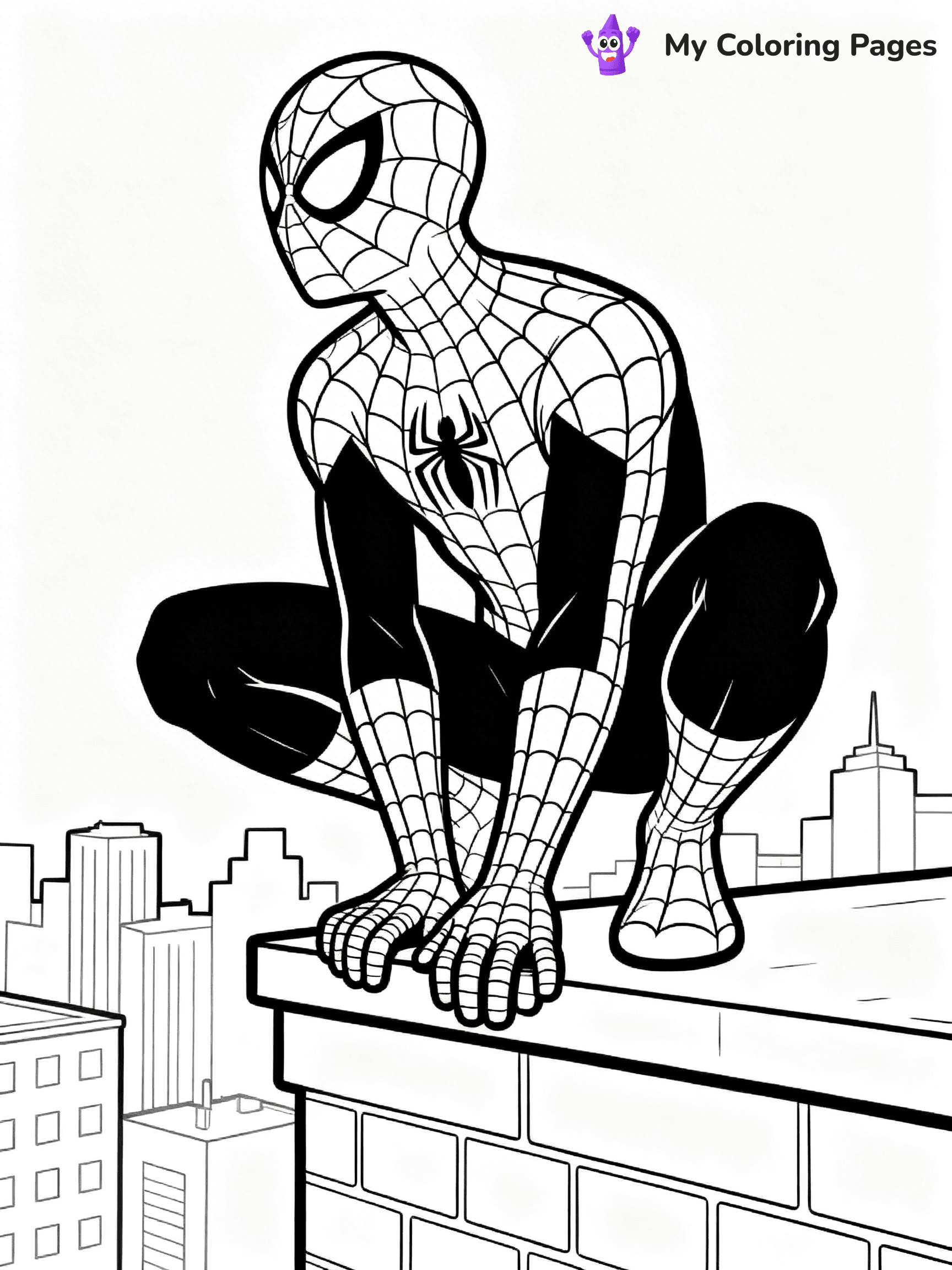 Ghost Spiderman Coloring Pages - 13