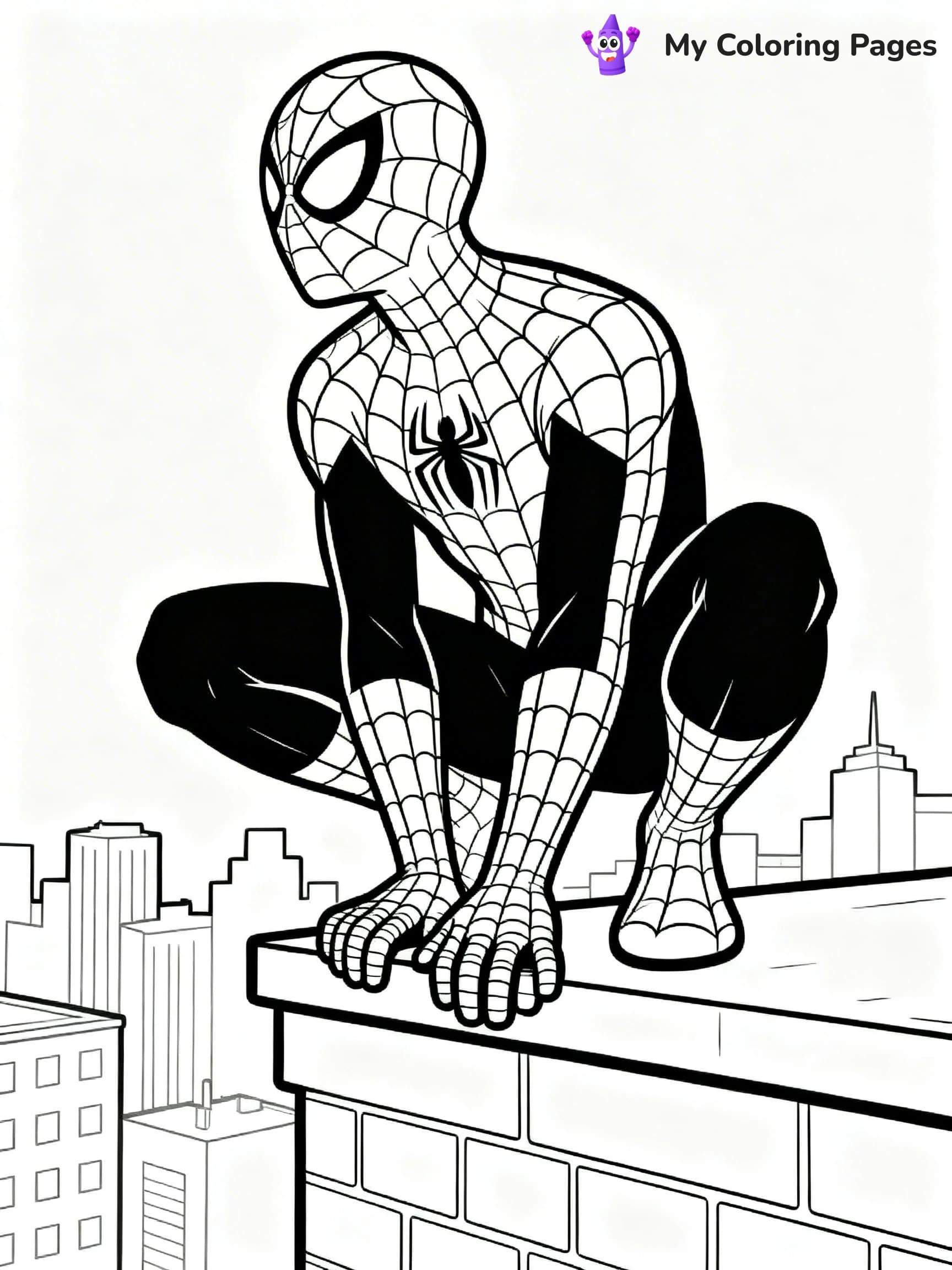 Ghost Spiderman Coloring Pages - 11