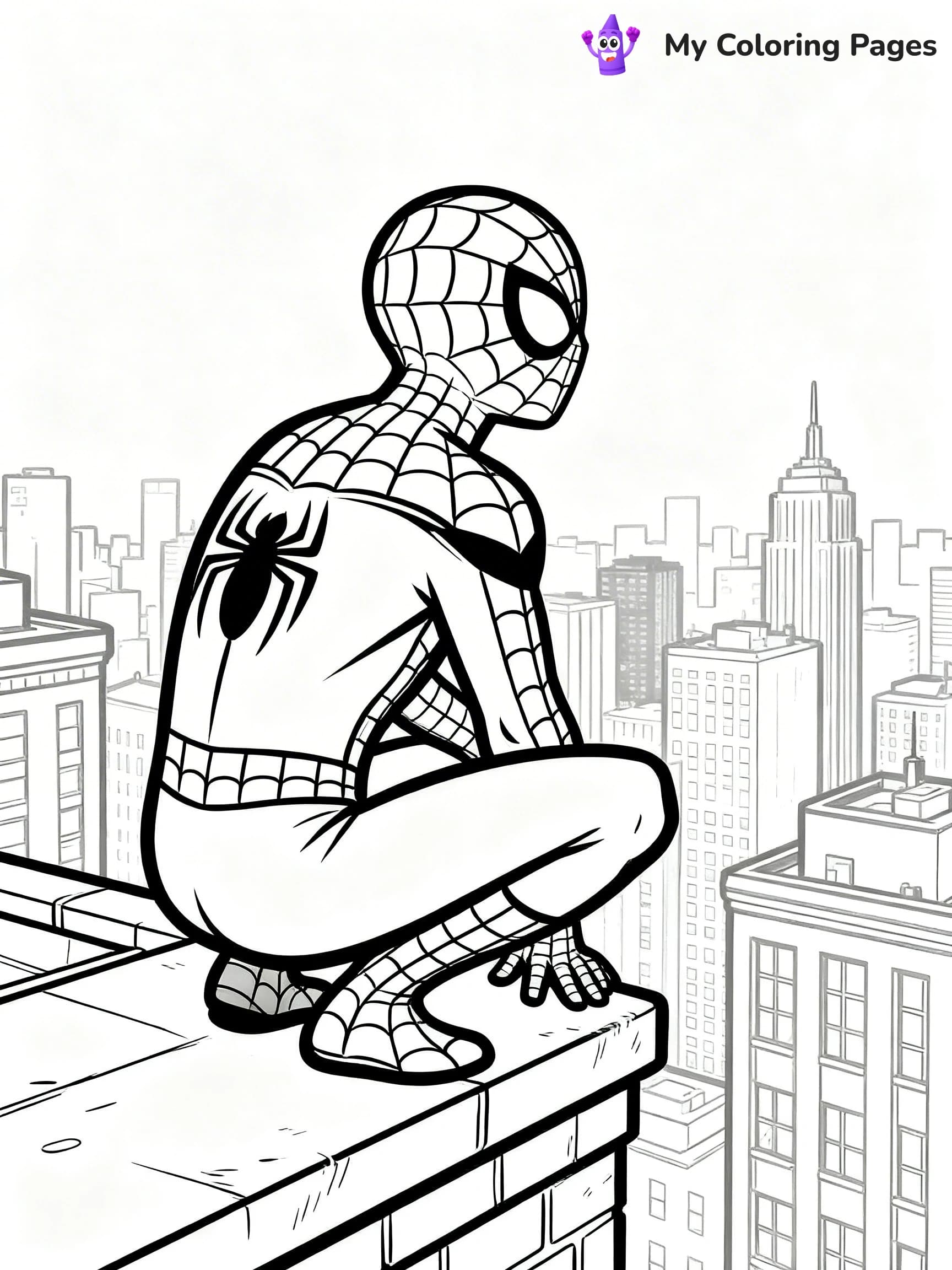 Ghost Spiderman Coloring Pages - 10