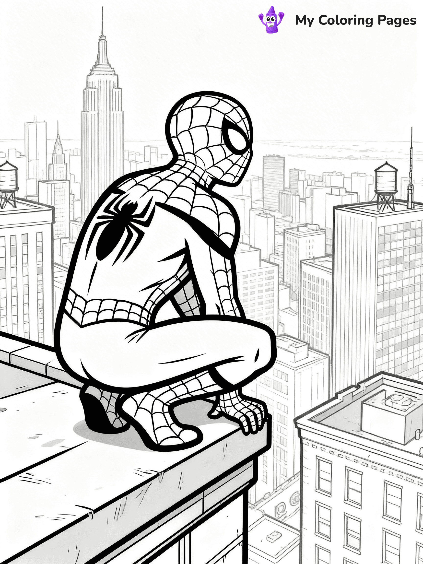 Ghost Spiderman Coloring Pages - 11