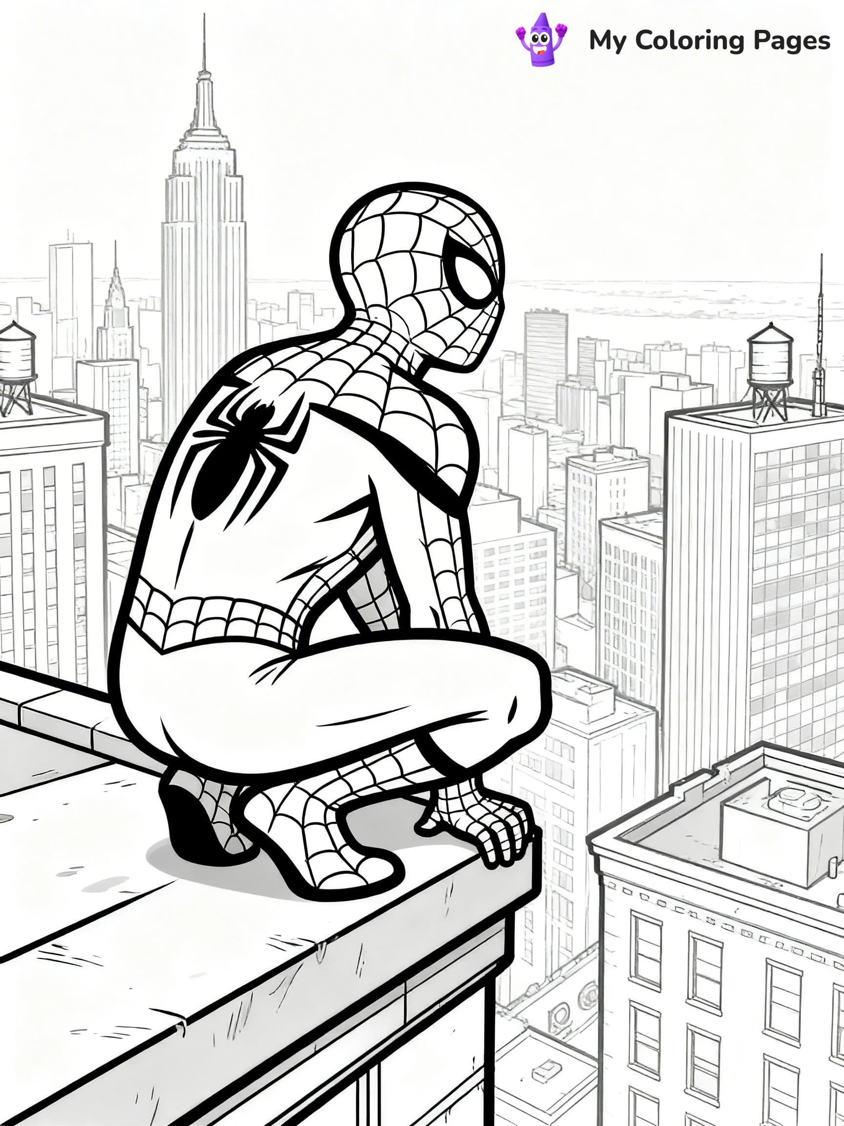 Ghost Spiderman Coloring Pages - 9
