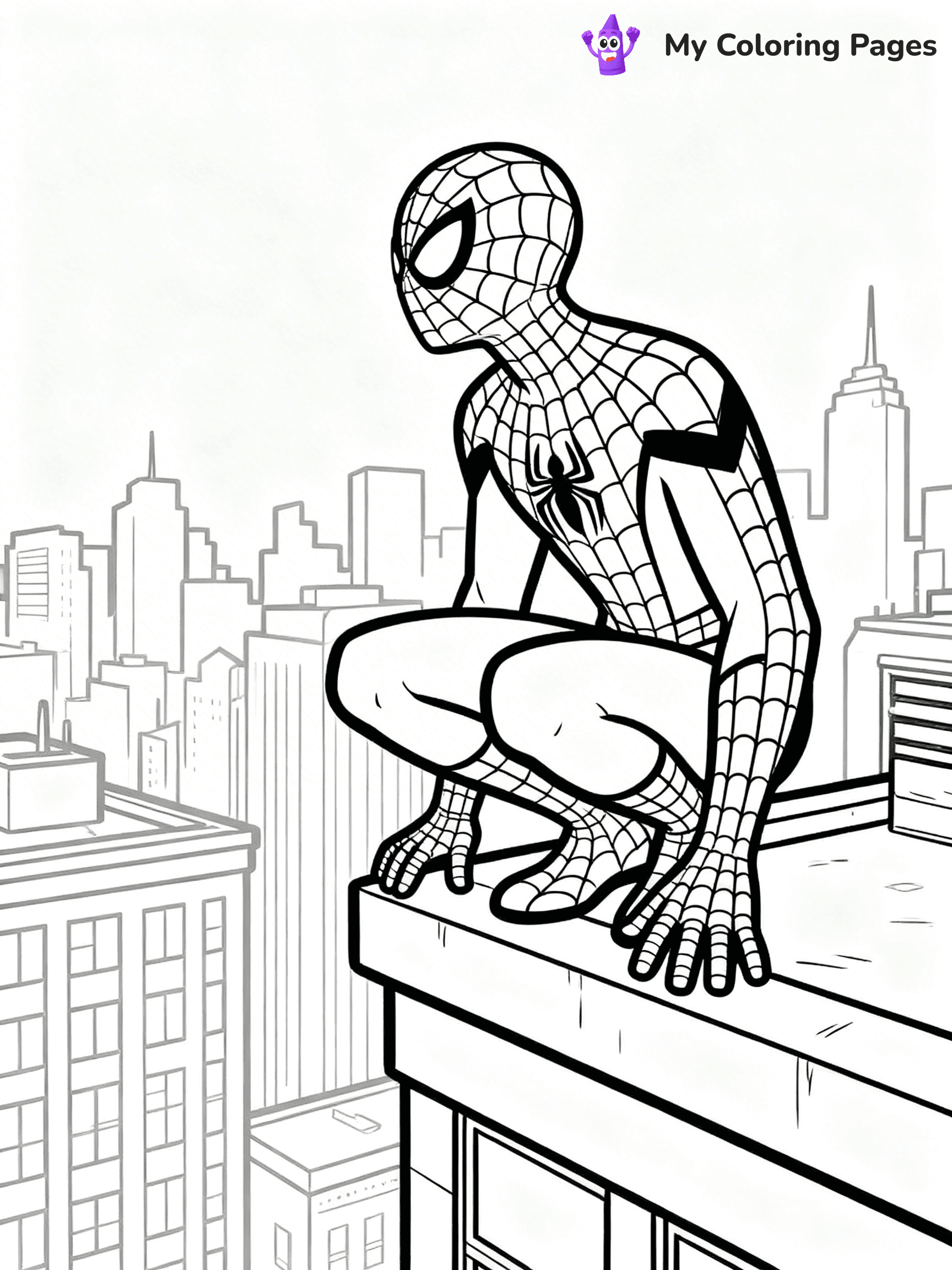 Ghost Spiderman Coloring Pages - 9