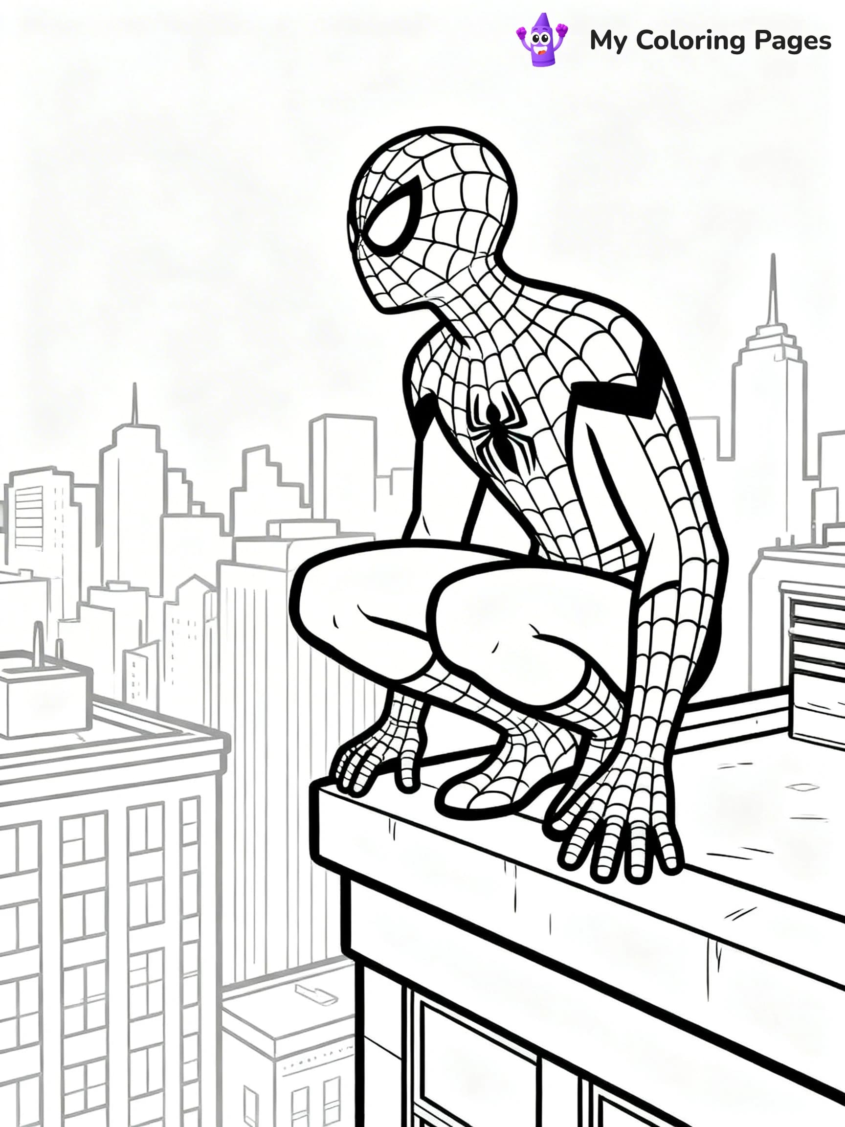 Ghost Spiderman Coloring Pages - 8