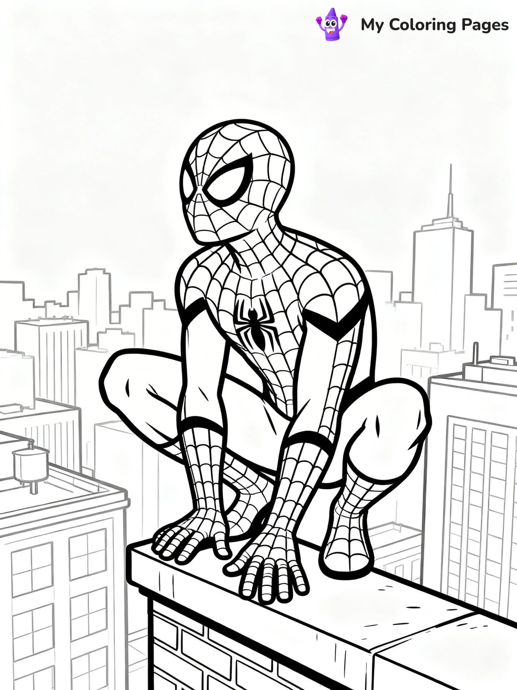 Ghost Spiderman Coloring Pages - 7