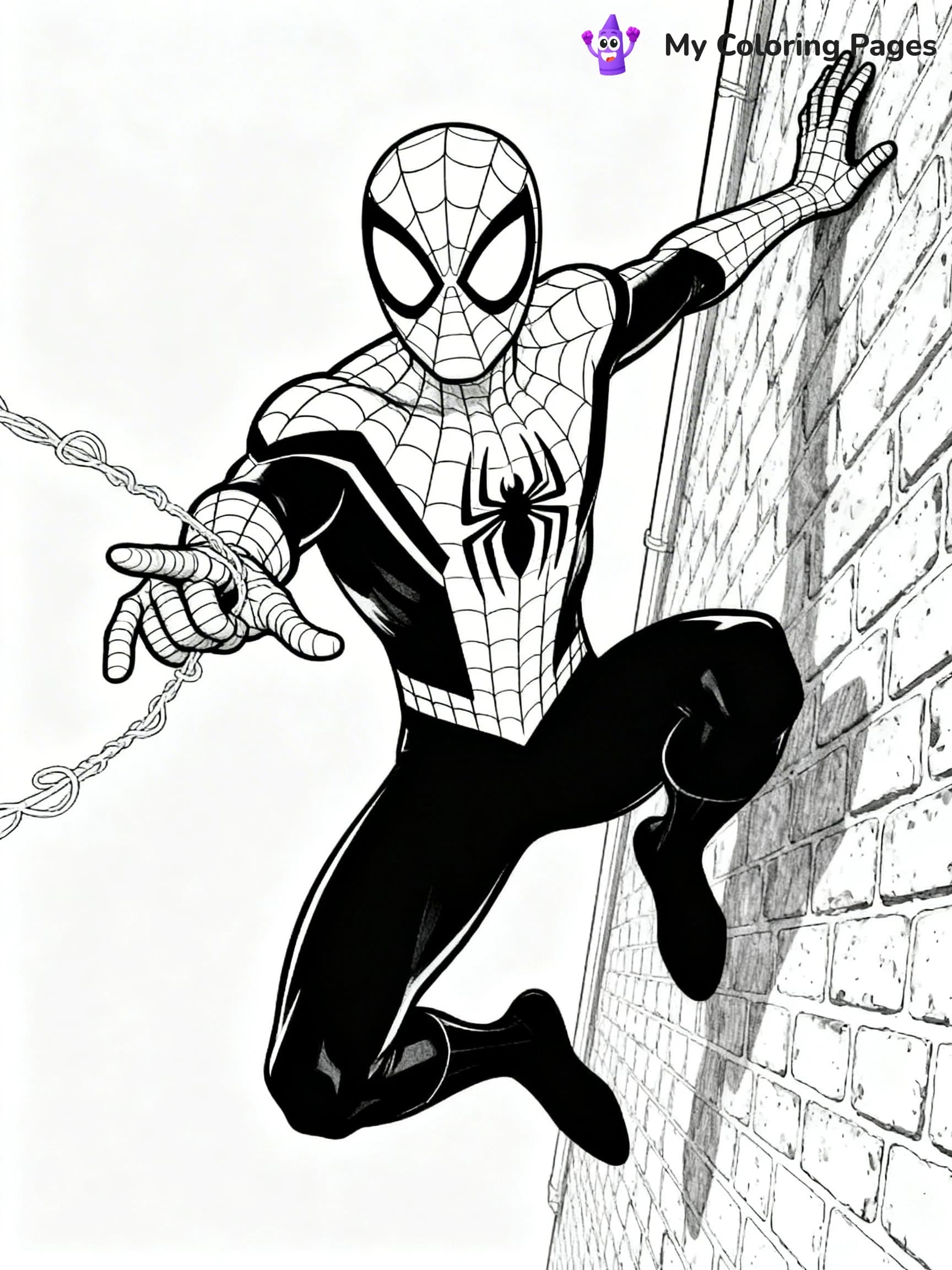 Ghost Spiderman Coloring Pages - 4