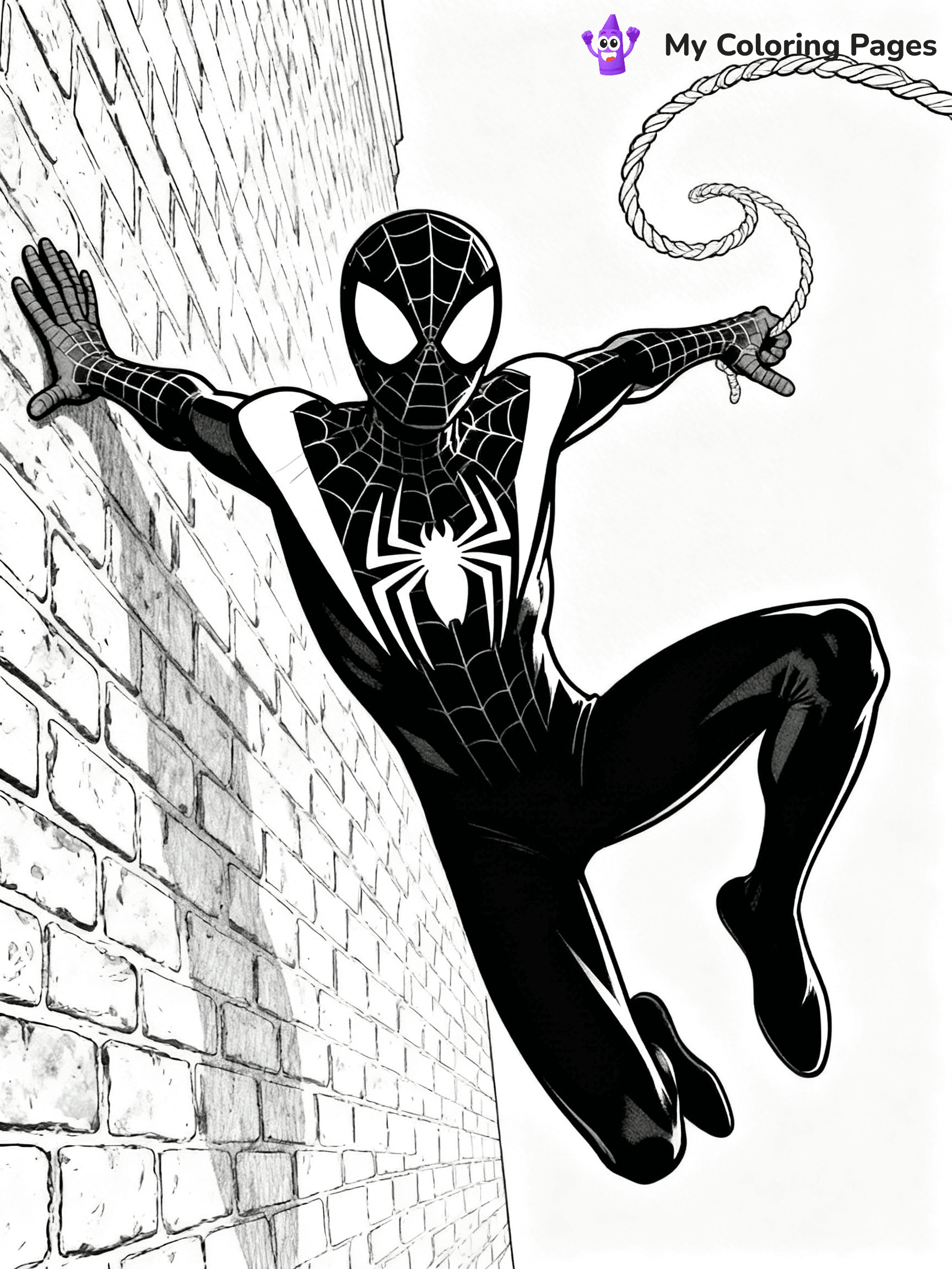 Ghost Spiderman Coloring Pages - 4