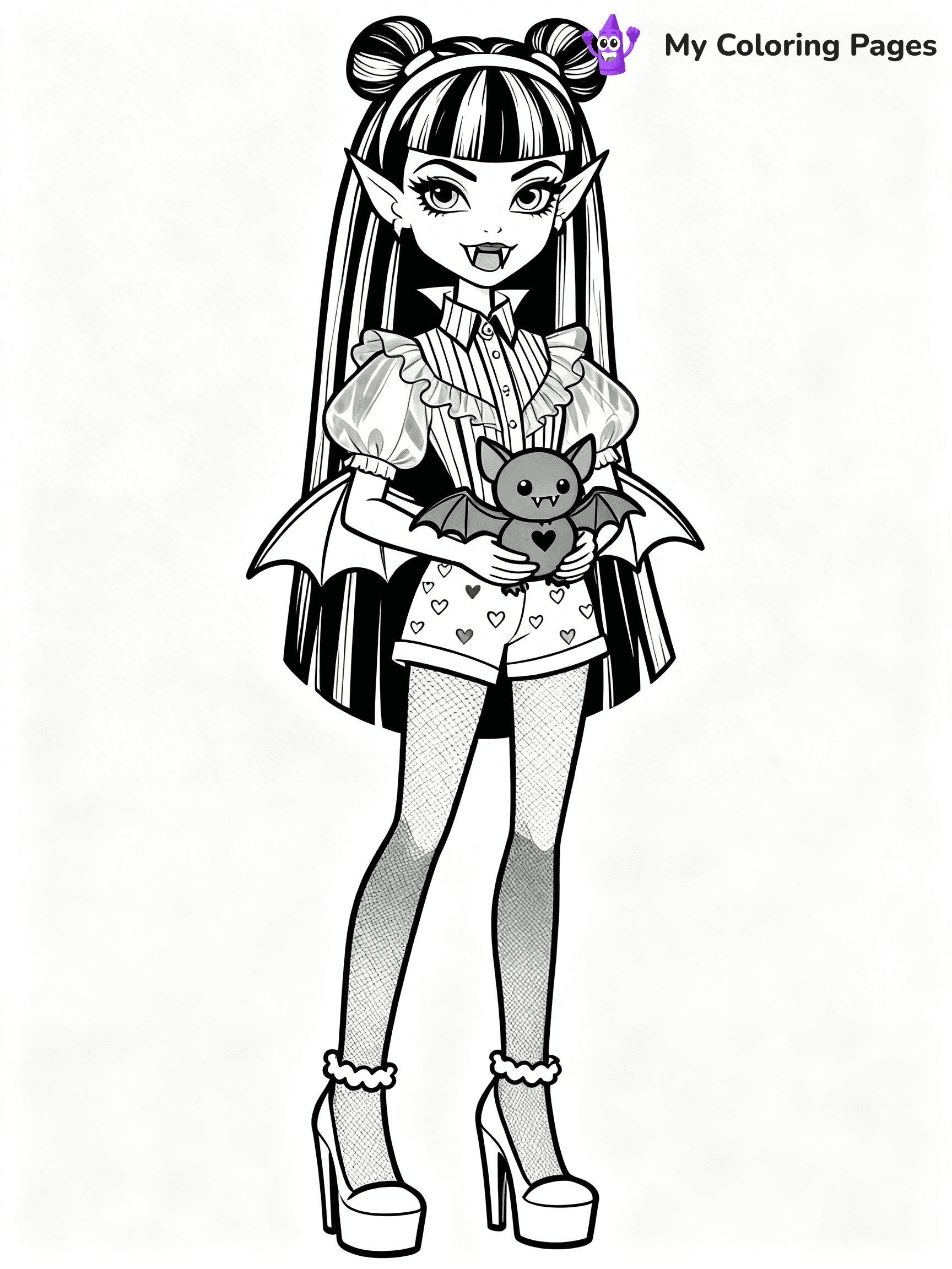 Draculaura Coloring Pages - 13