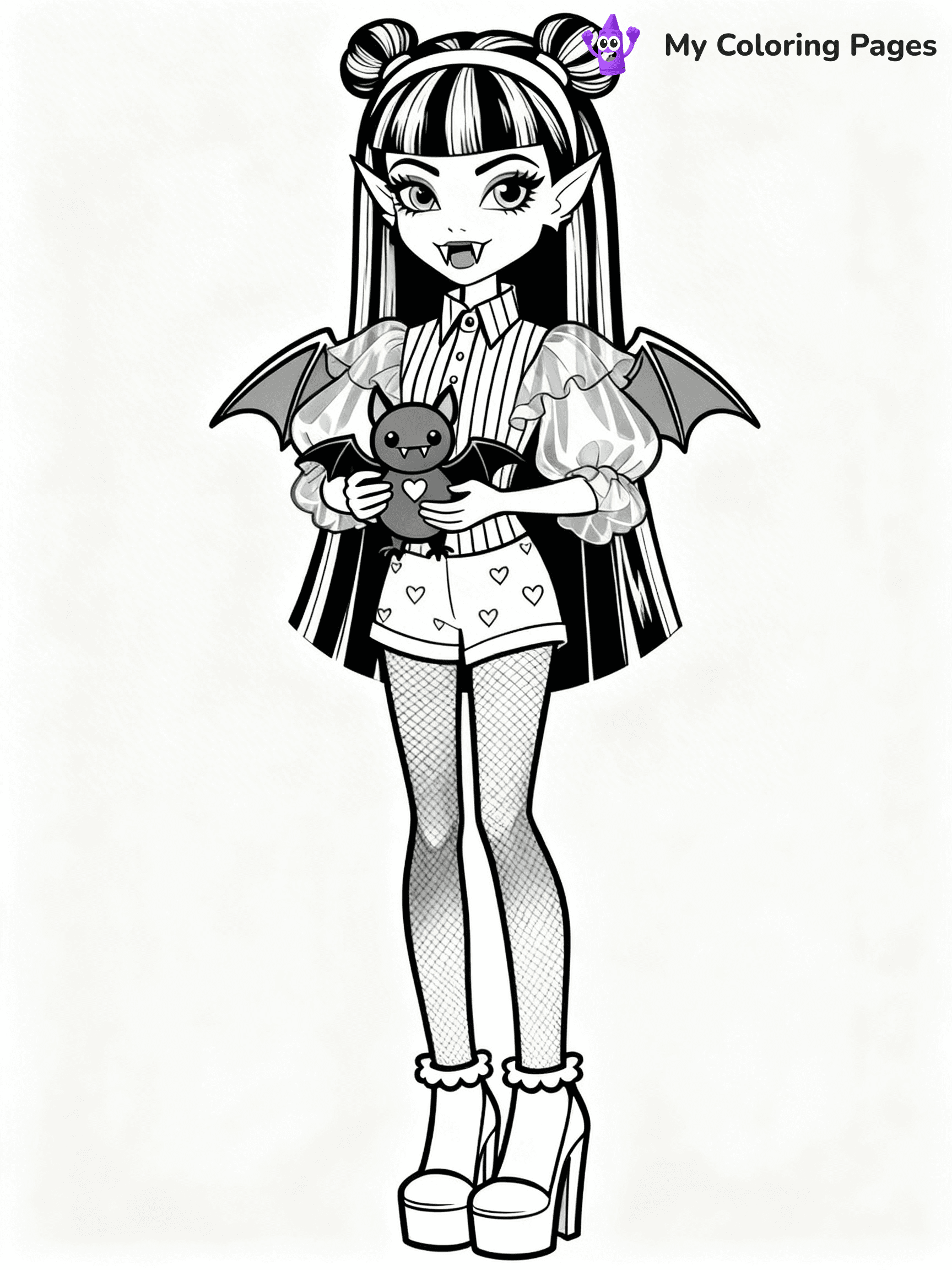 Draculaura Coloring Pages - 8