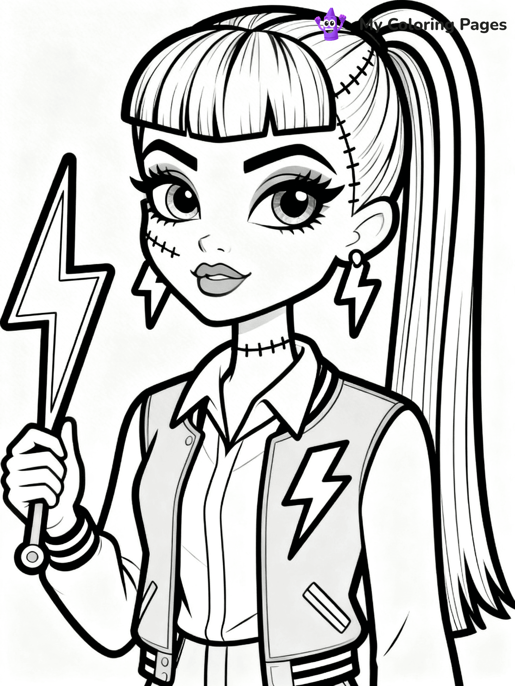 Draculaura Coloring Pages - 7